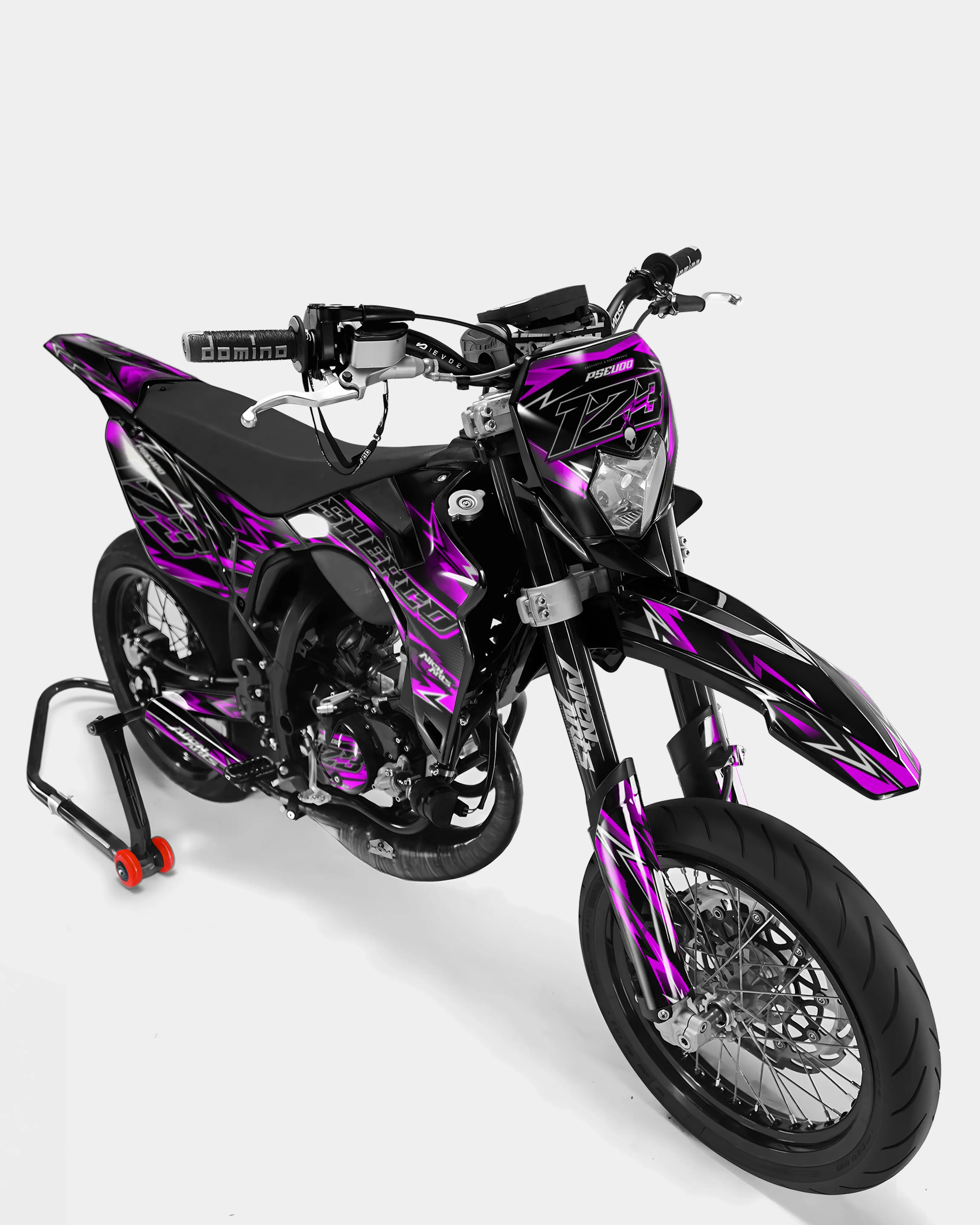 PIQUE - Kit deco SHERCO 50cc - Rose - Image 2