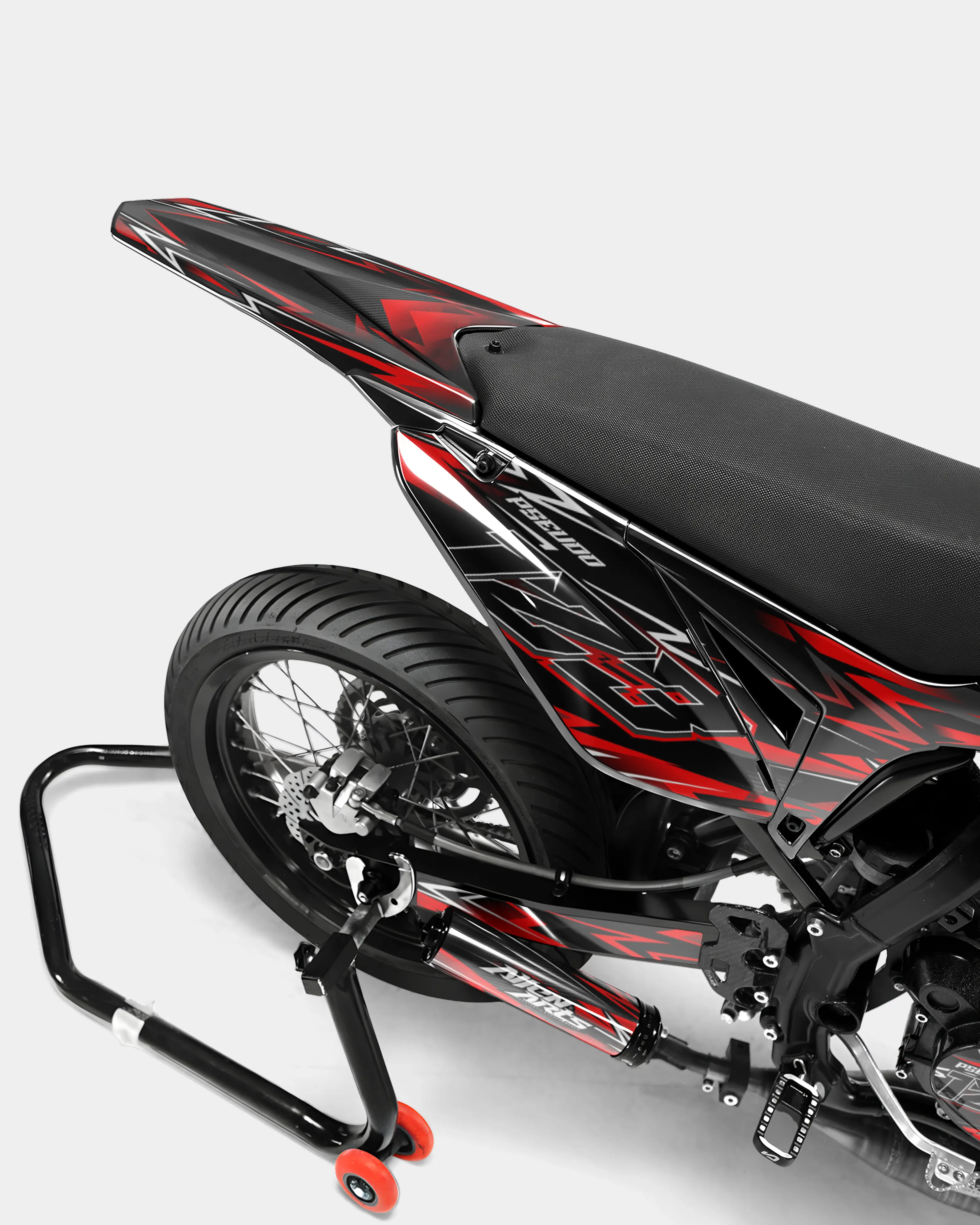 PIQUE - Kit deco SHERCO 50cc - Rouge - Image 4