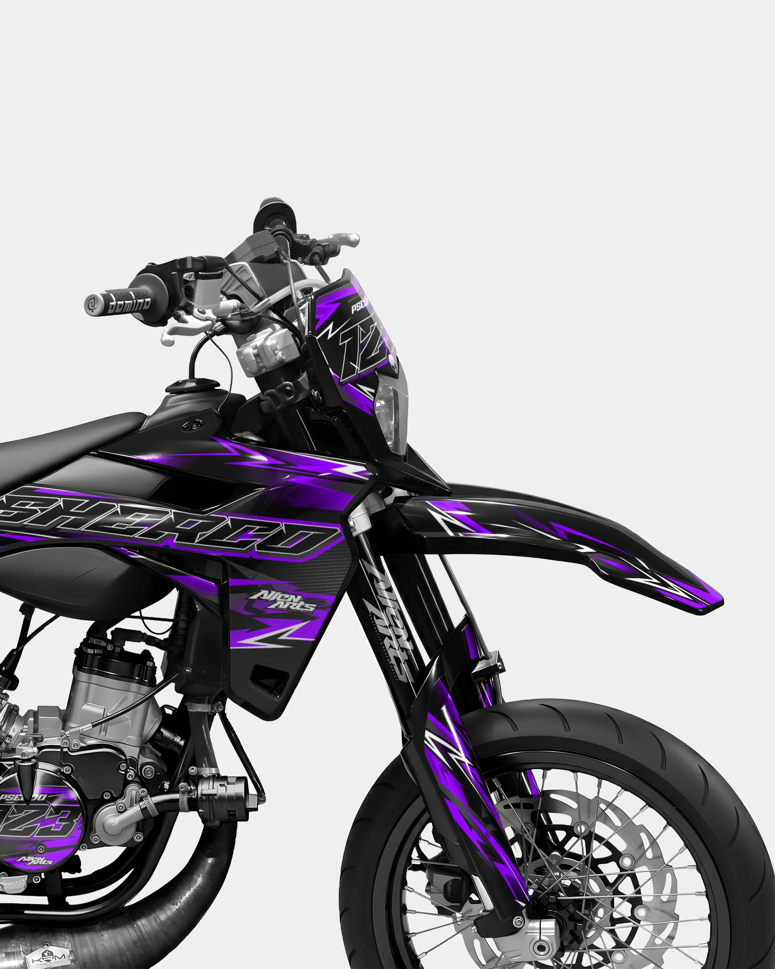 PIQUE - Kit deco SHERCO 50cc - Violet - Image 3