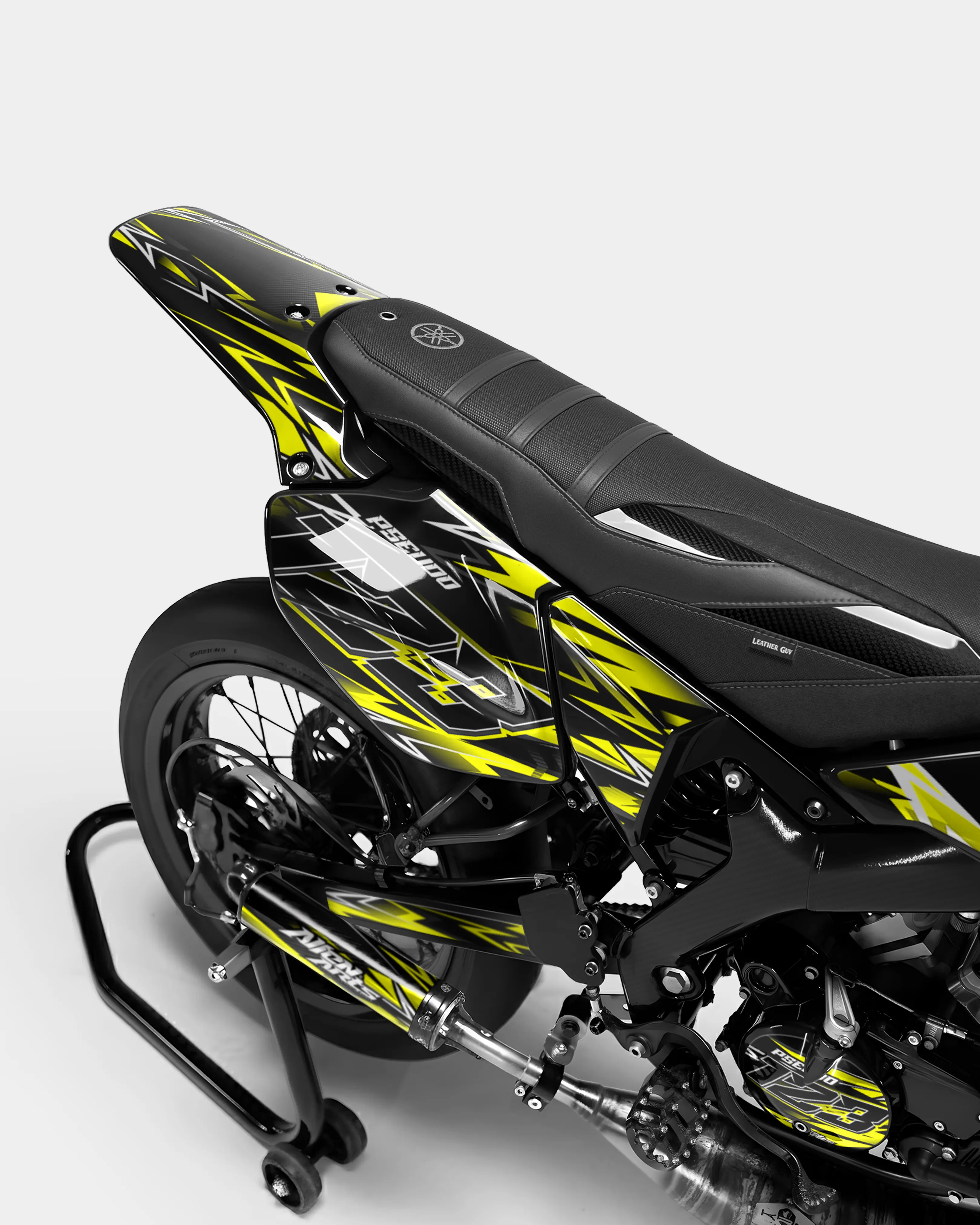 PIQUE - Kit deco YAMAHA DT 50cc - Jaune - Image 3