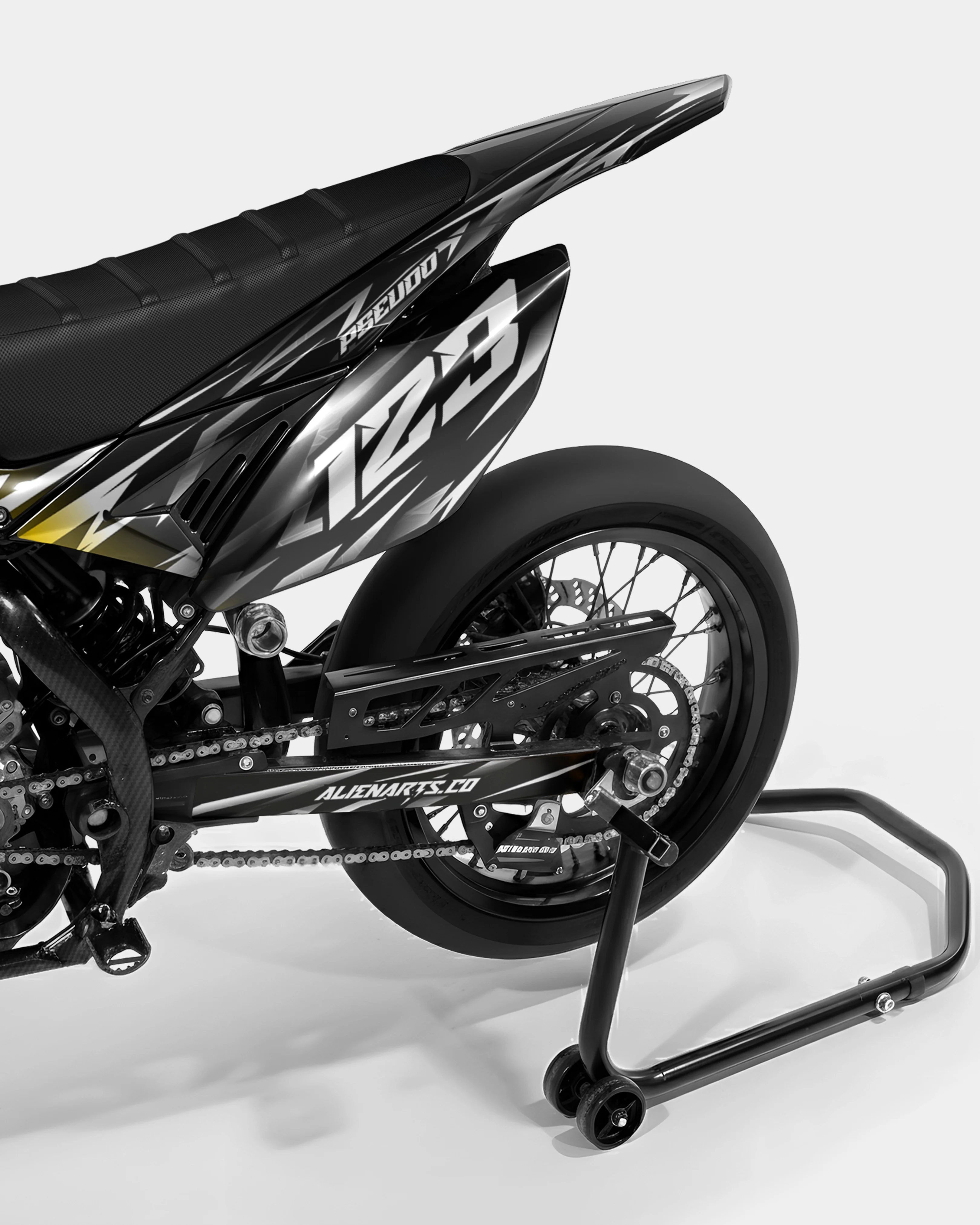 PLUME - Kit deco BETA 50cc - Jaune Foncé - Image 3