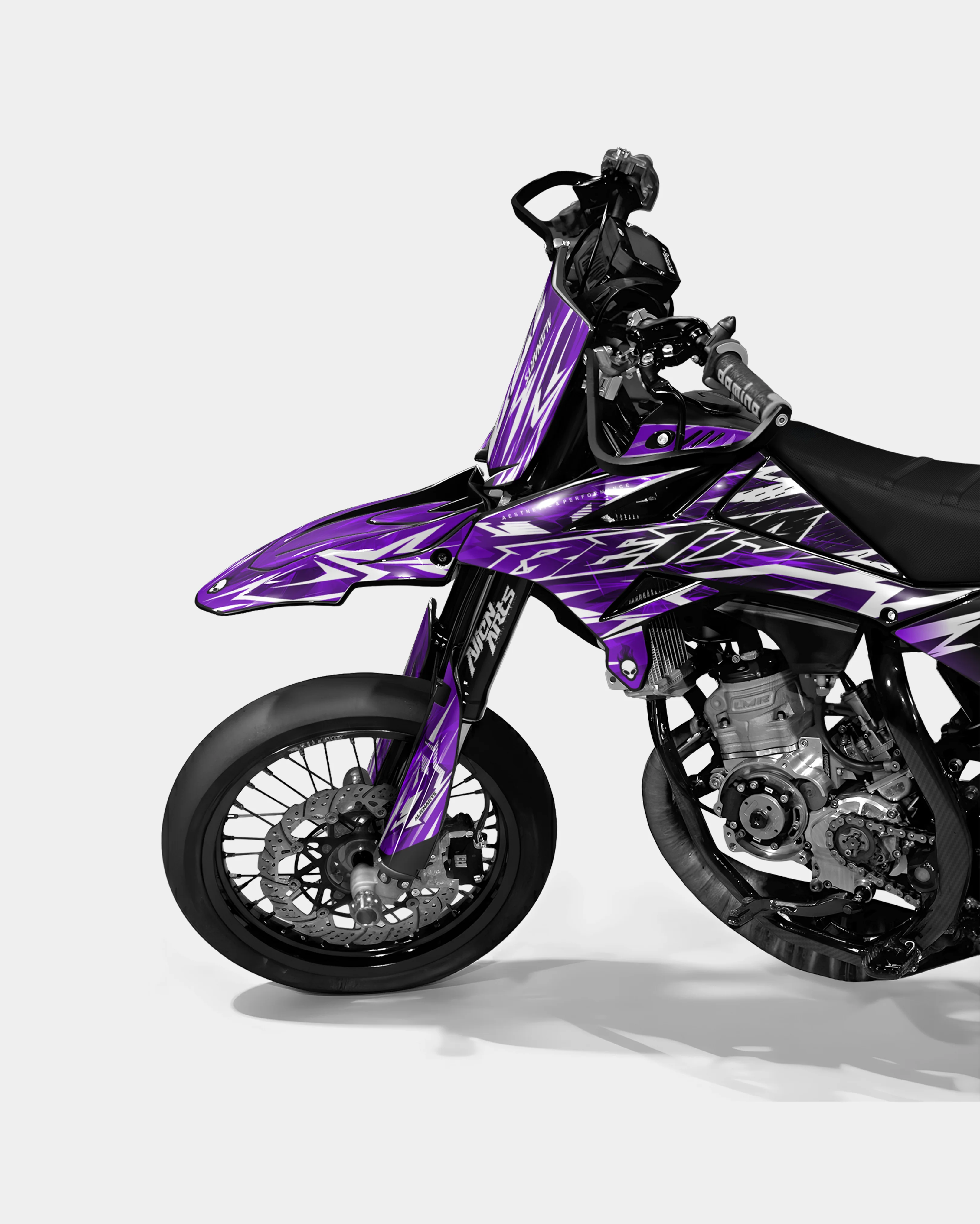 PLUME - Kit deco BETA 50cc - Violet - Image 2