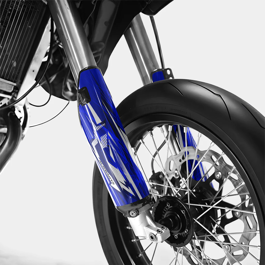 PLUME - Kit deco DERBI 50cc - Bleu Foncé - Image 4