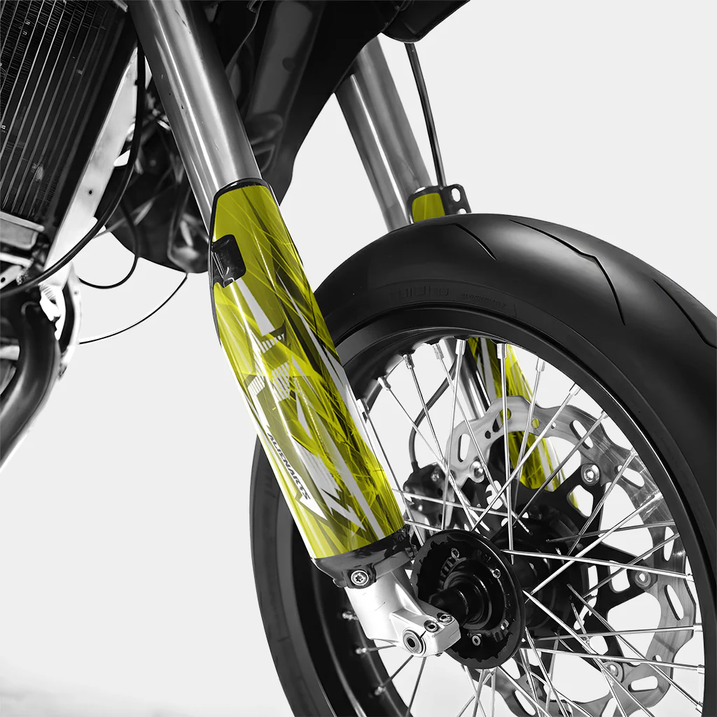 PLUME - Kit deco DERBI 50cc - Jaune - Image 4