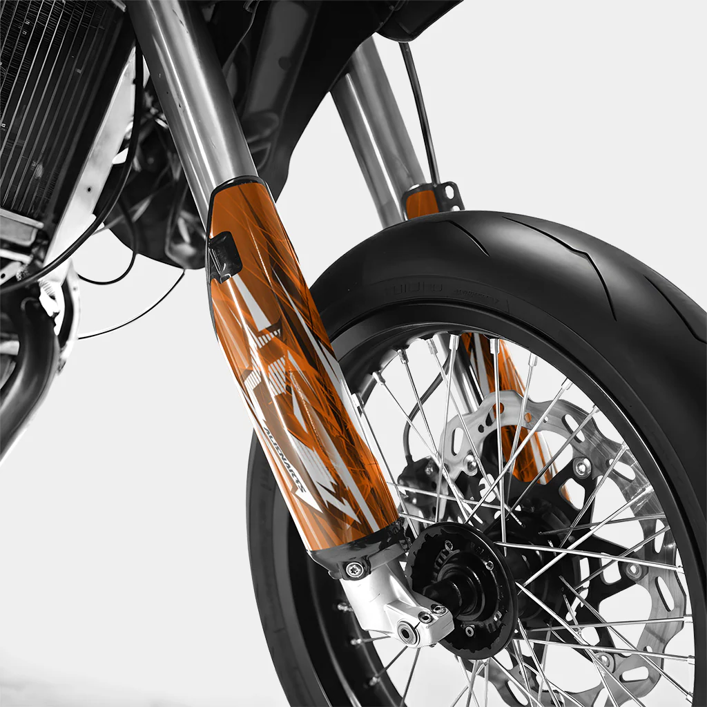 PLUME - Kit deco DERBI 50cc - Orange - Image 4