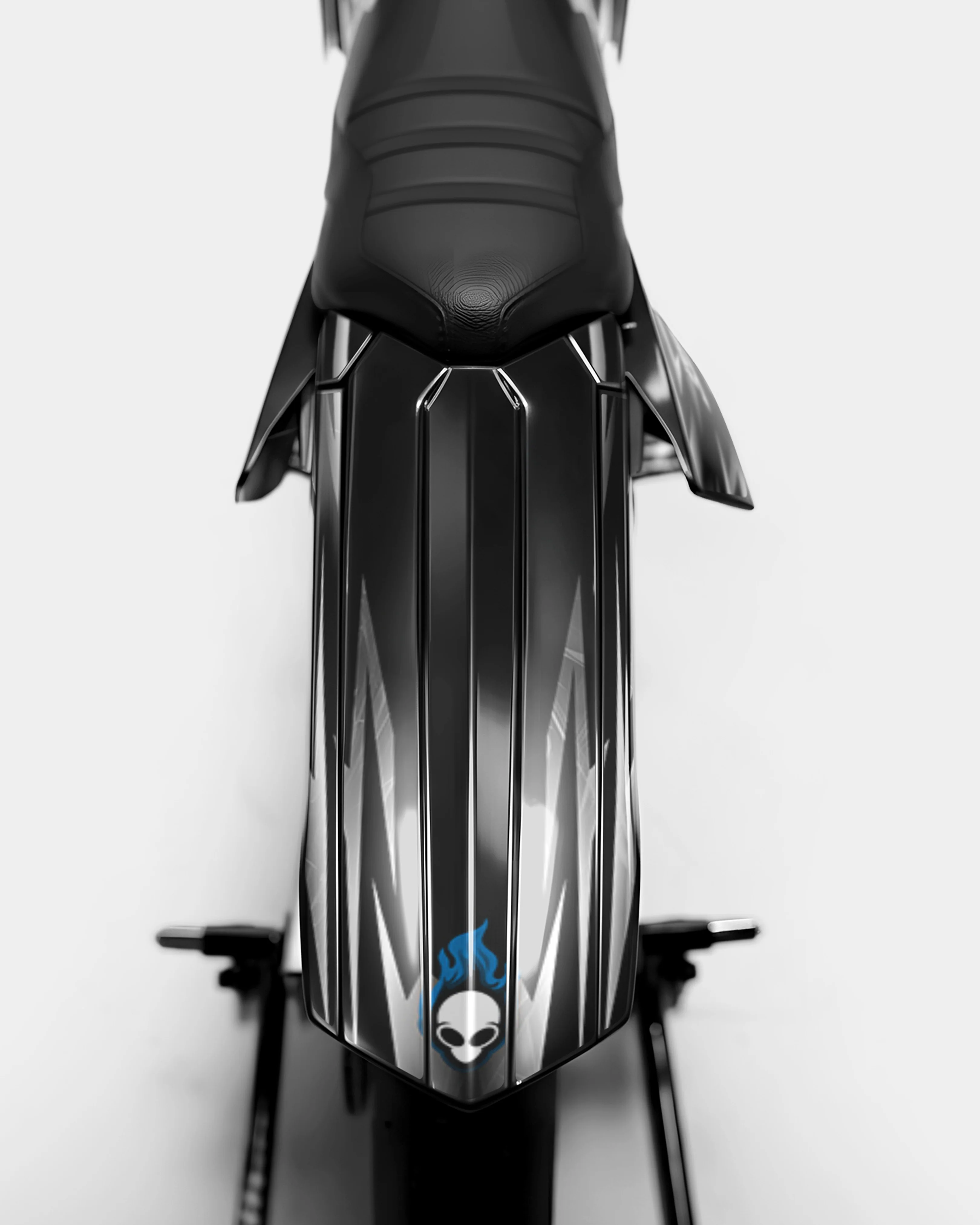 PLUME - Kit deco RIEJU 50cc - Bleu - Image 3