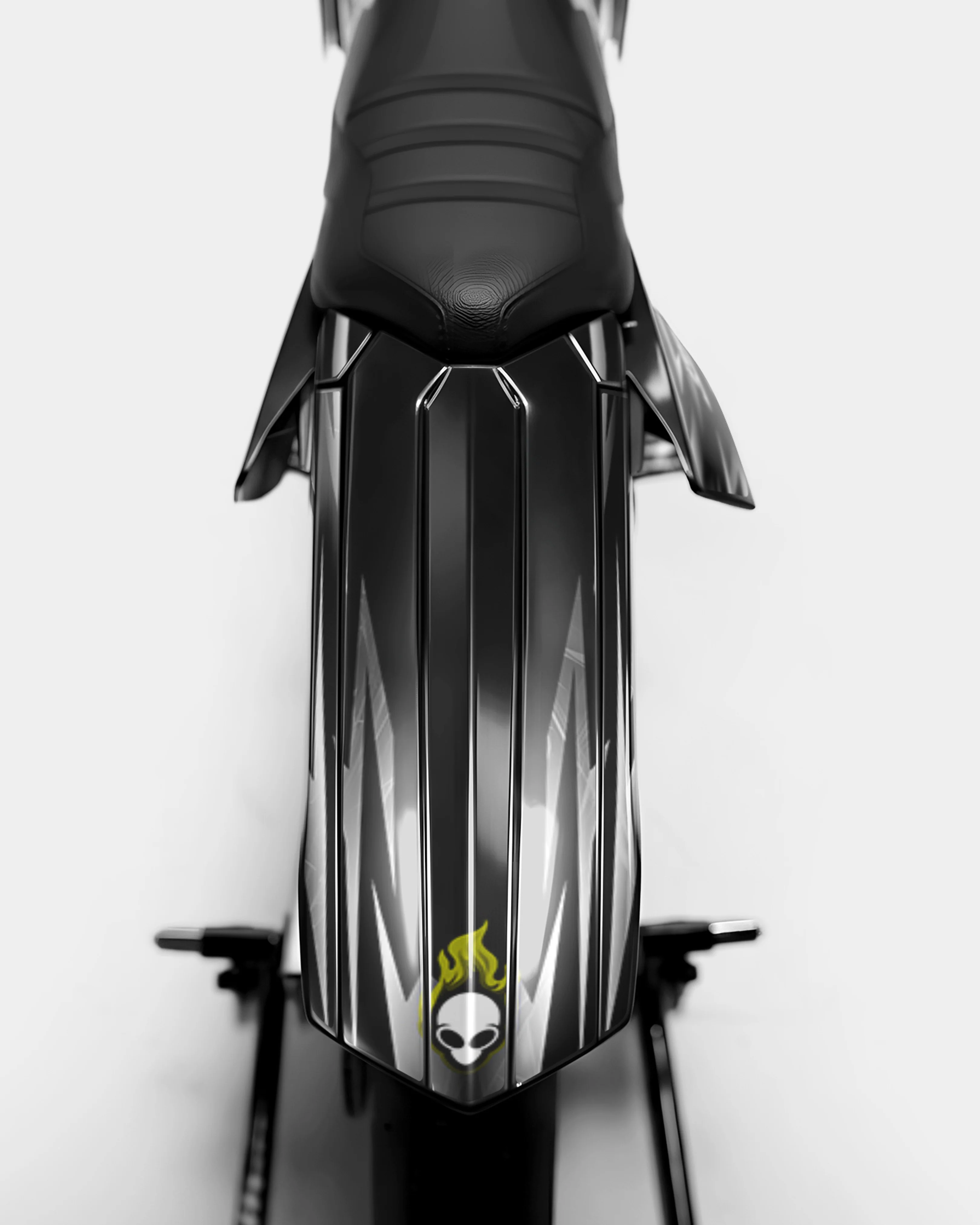 PLUME - Kit deco RIEJU 50cc - Jaune - Image 3