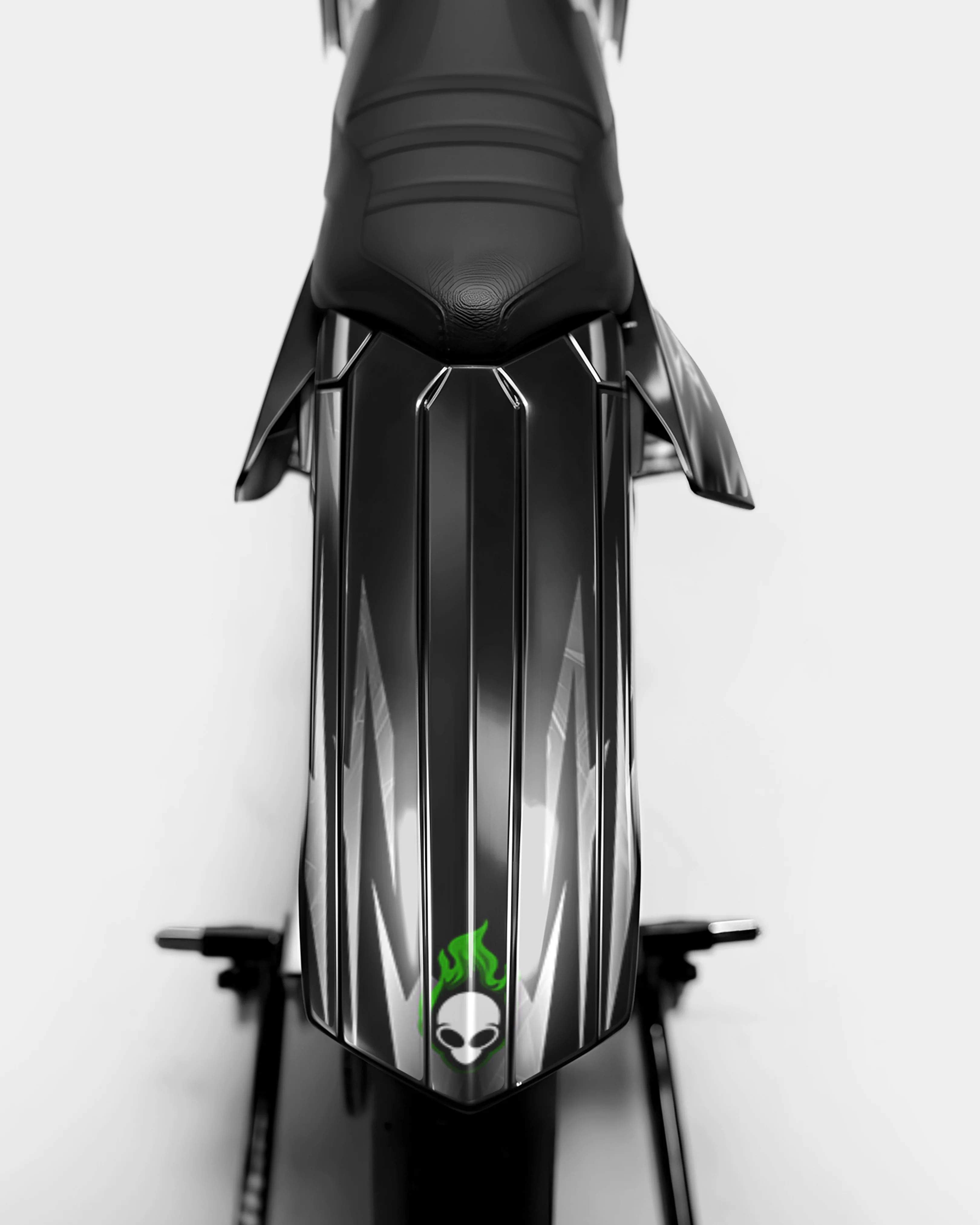 PLUME - Kit deco RIEJU 50cc - Vert - Image 3