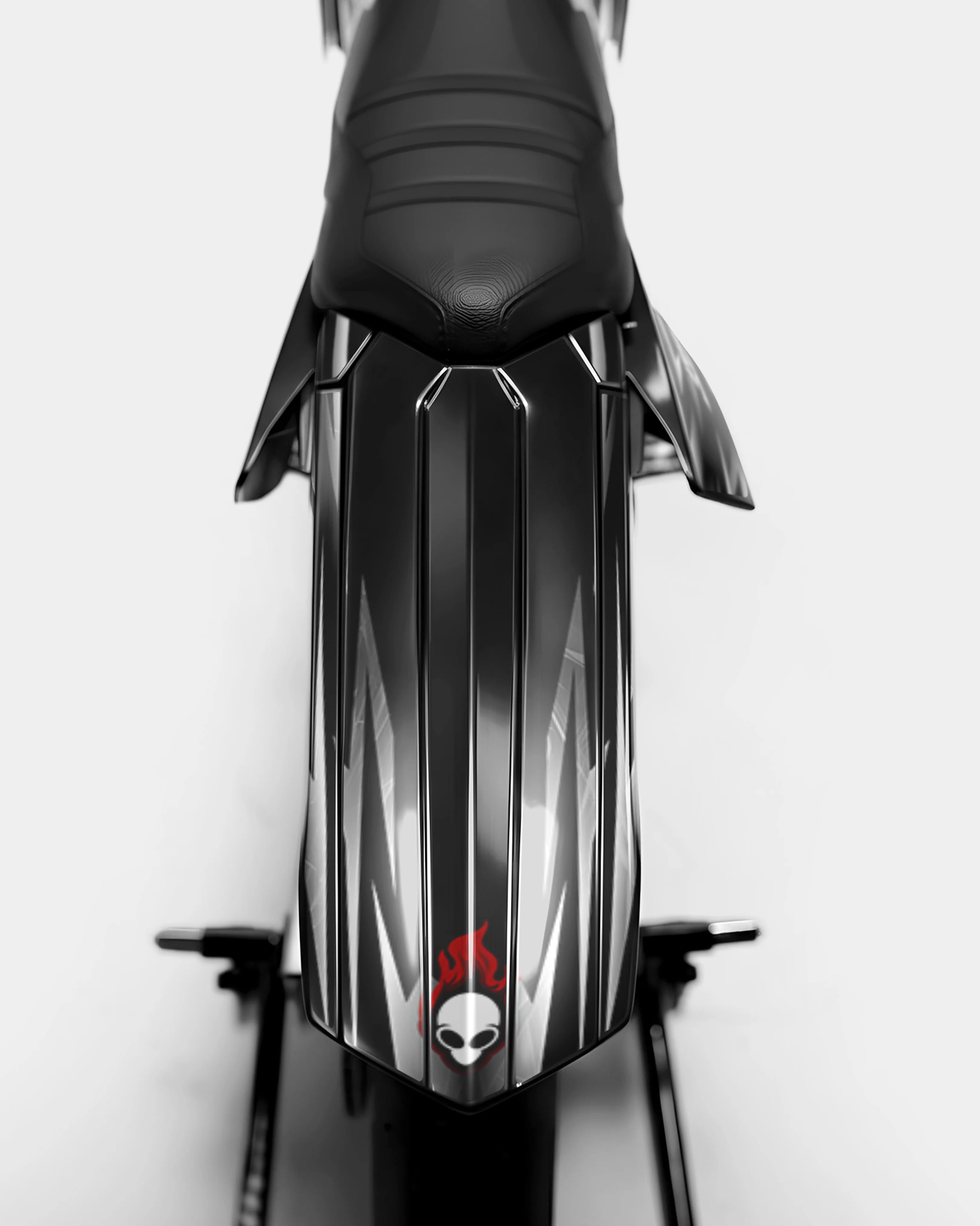 PLUME - Kit deco RIEJU 50cc - Rouge - Image 3