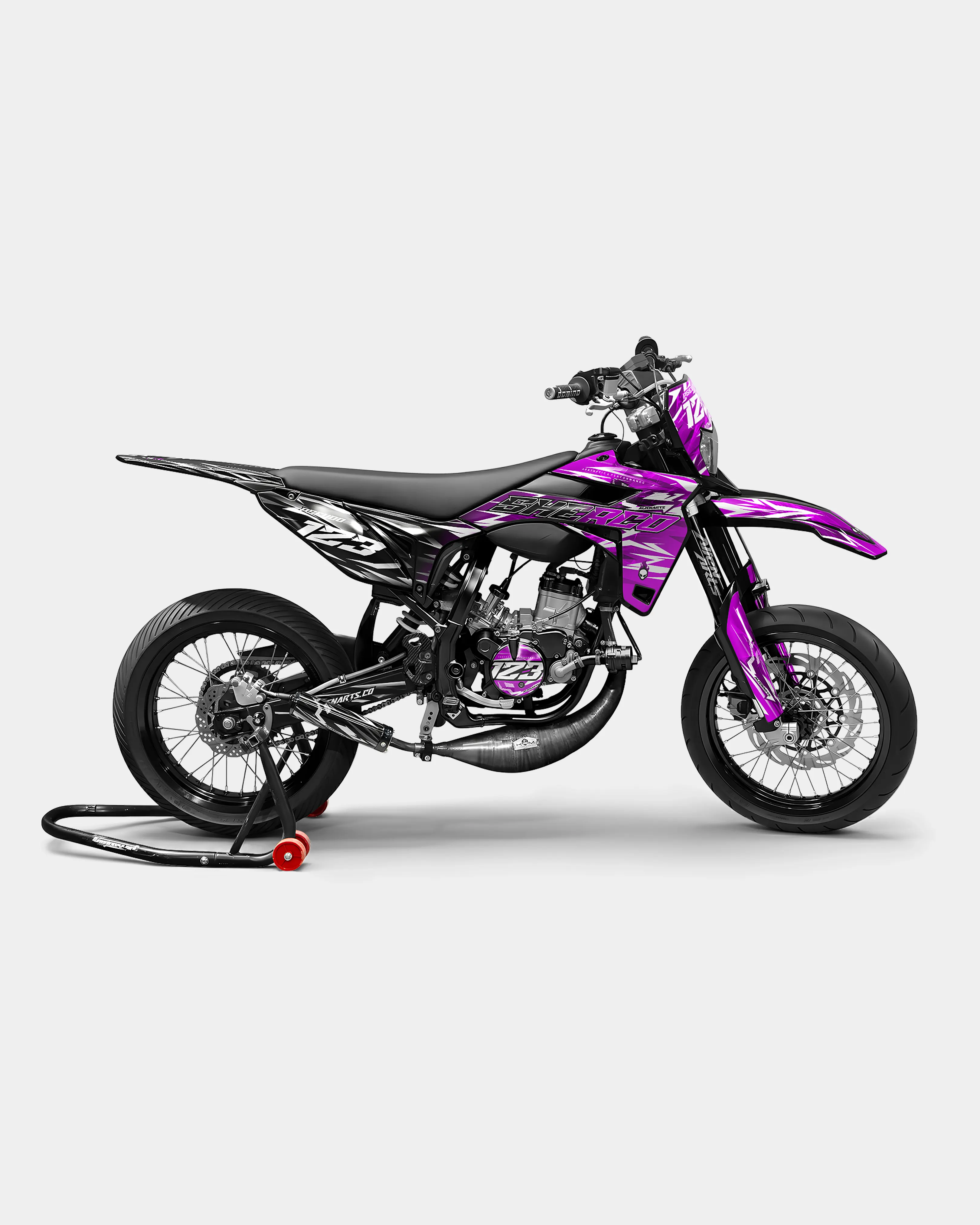 PLUME - Kit deco SHERCO 50cc - Rose