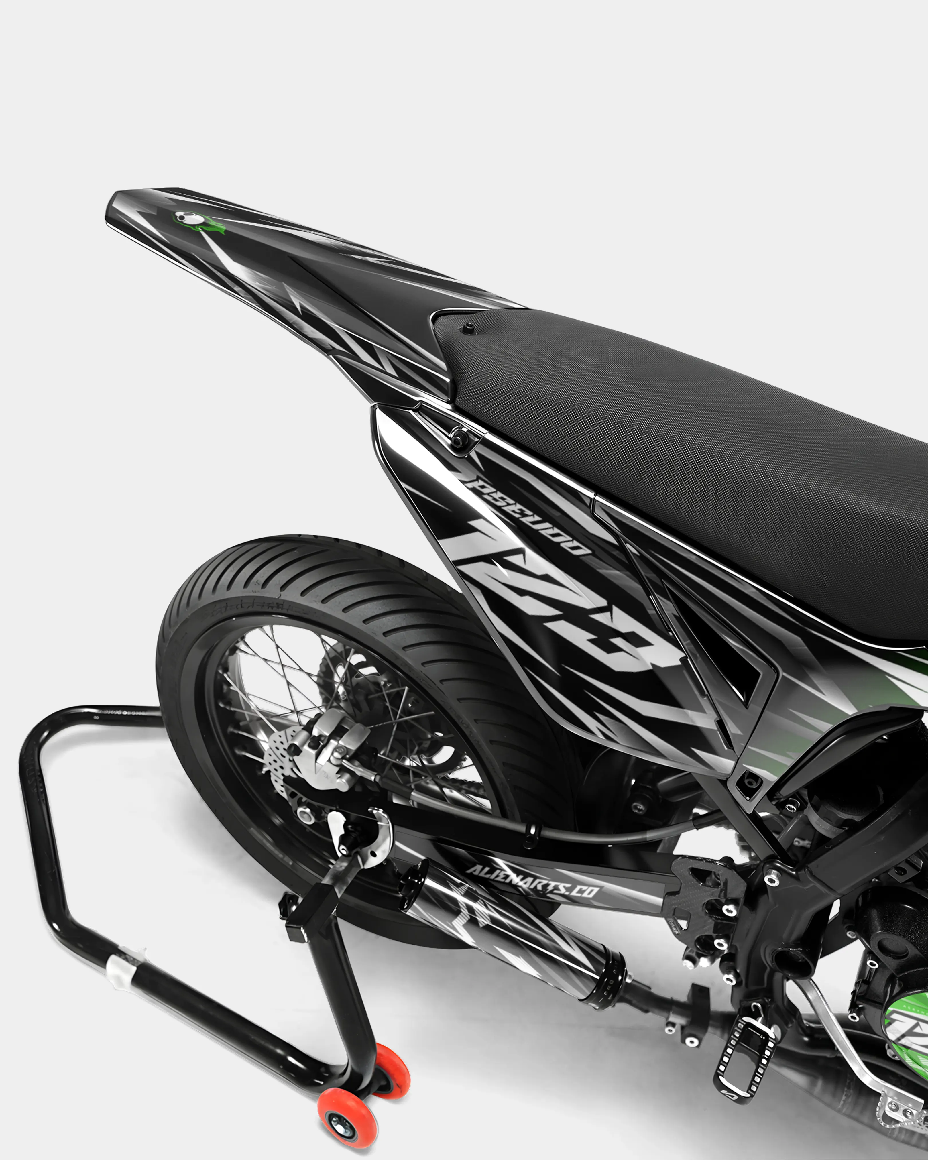 PLUME - Kit deco SHERCO 50cc - Vert - Image 4