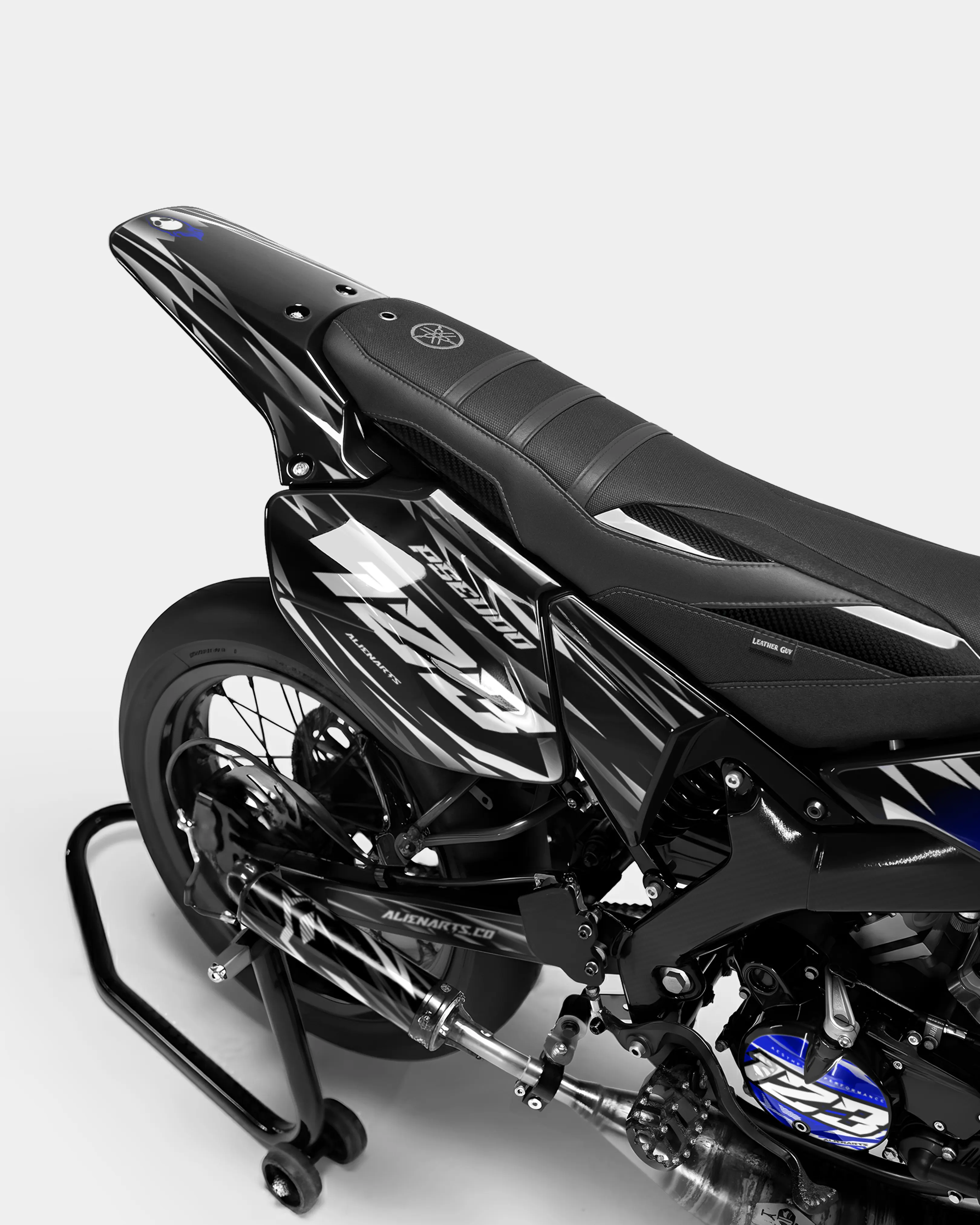 PLUME - Kit deco YAMAHA DT 50cc - Bleu foncé - Image 3