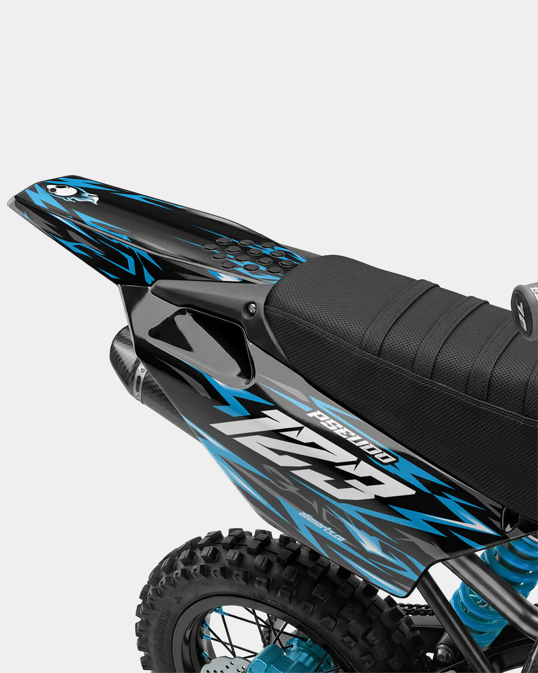 RAION - Kit Déco Dirt Bike Semi-Personnalisable - Bleu - Image 3
