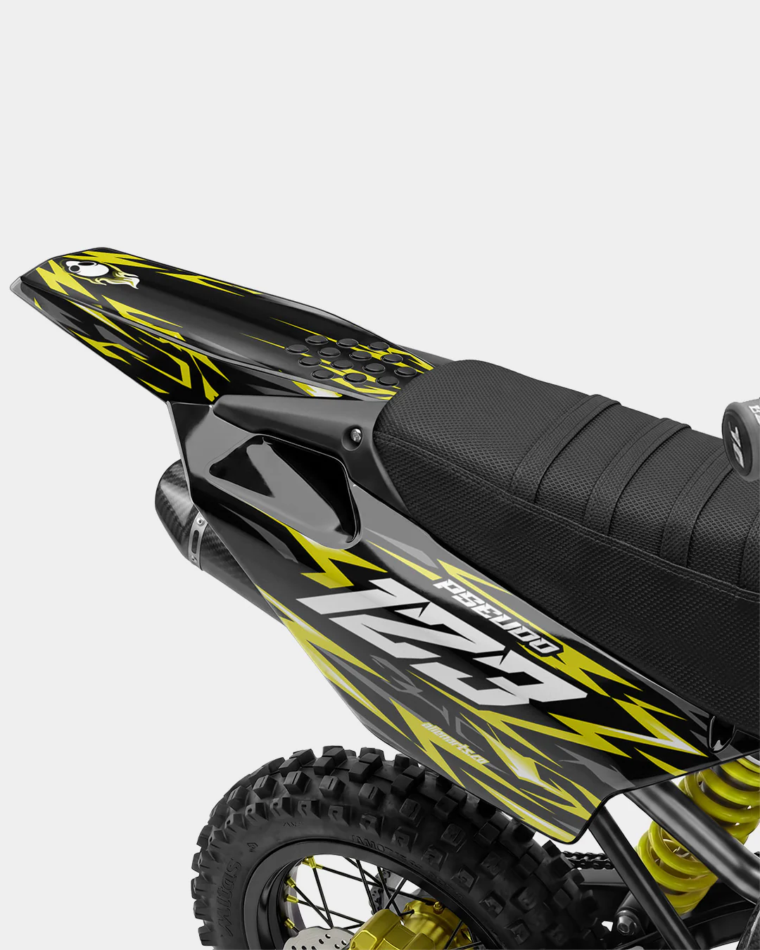 RAION - Kit Déco Dirt Bike Semi-Personnalisable - Jaune - Image 3