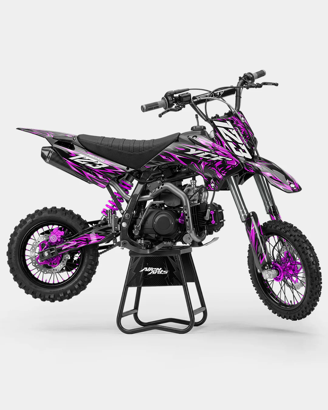 RAION - Kit Déco Dirt Bike Semi-Personnalisable - Rose