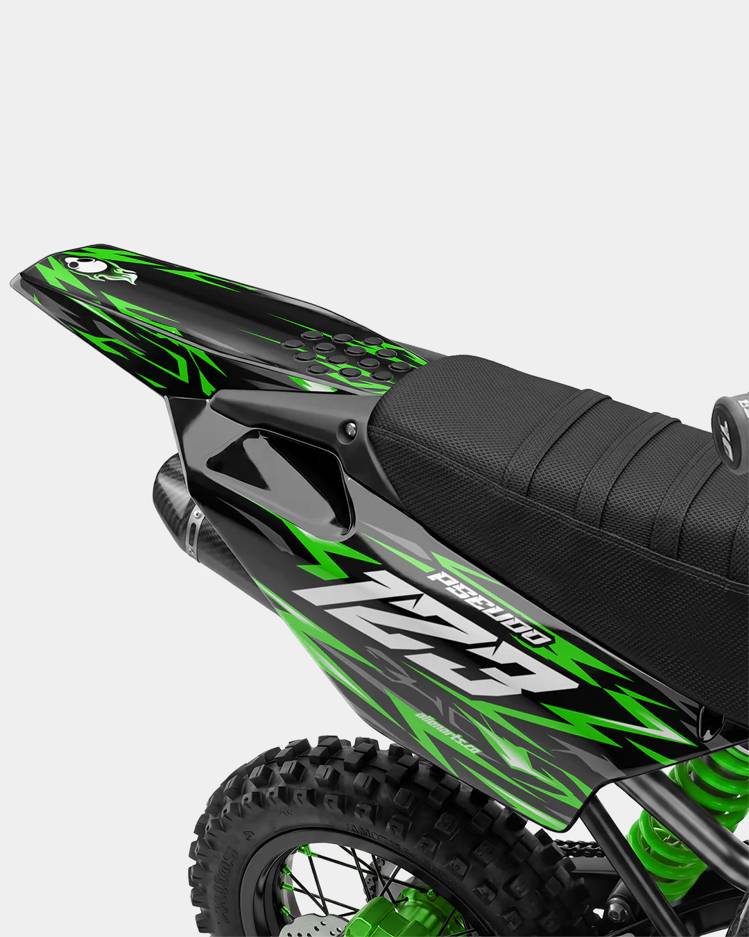 RAION - Kit Déco Dirt Bike Semi-Personnalisable - Vert - Image 3