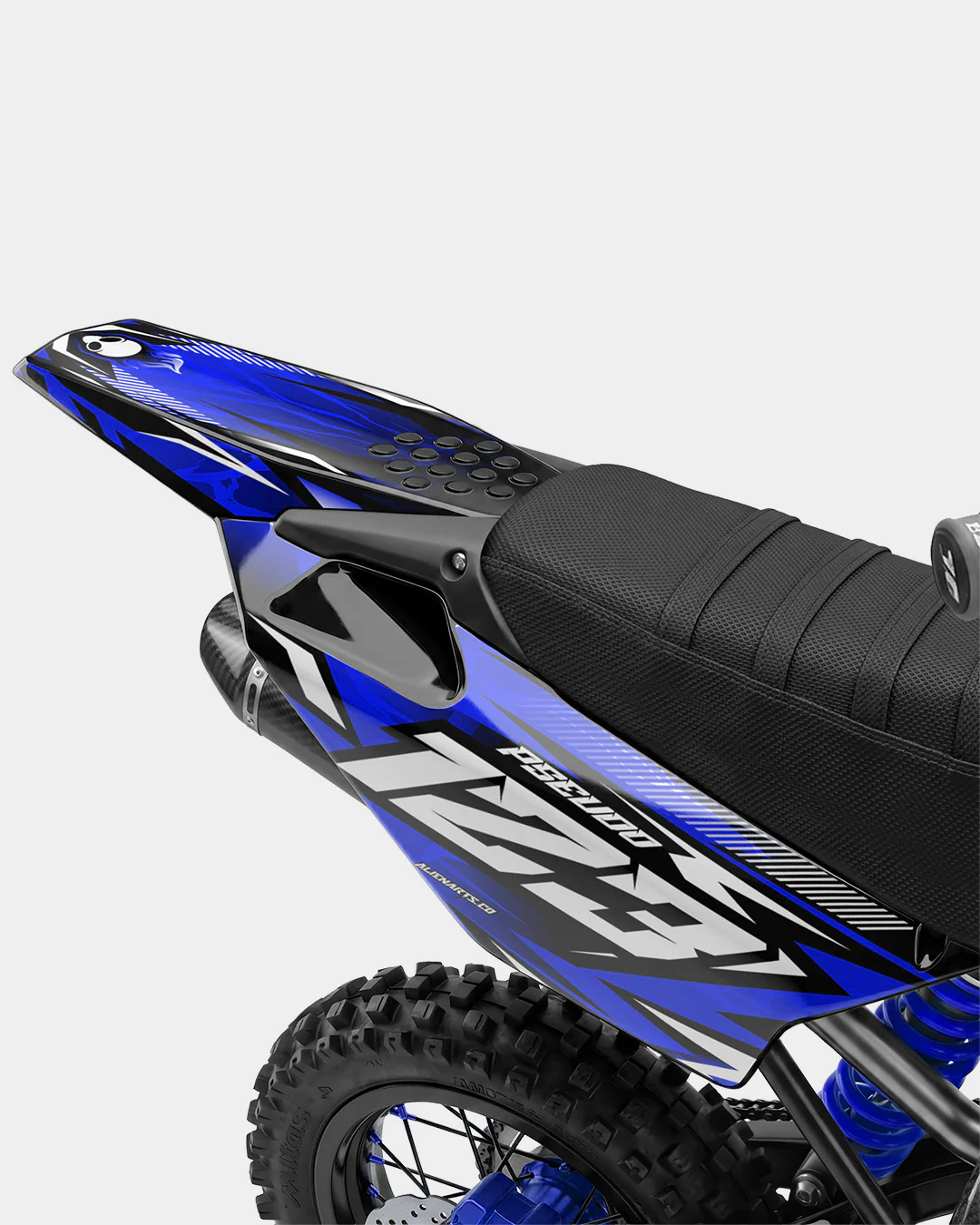 REAPER - Kit Déco Dirt Bike Semi-Personnalisable - Bleu foncé - Image 3