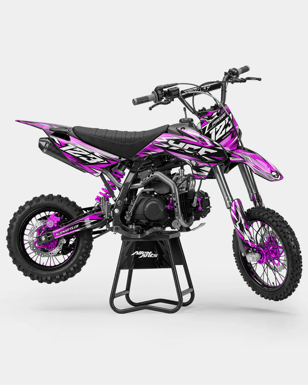 REAPER - Kit Déco Dirt Bike Semi-Personnalisable - Rose