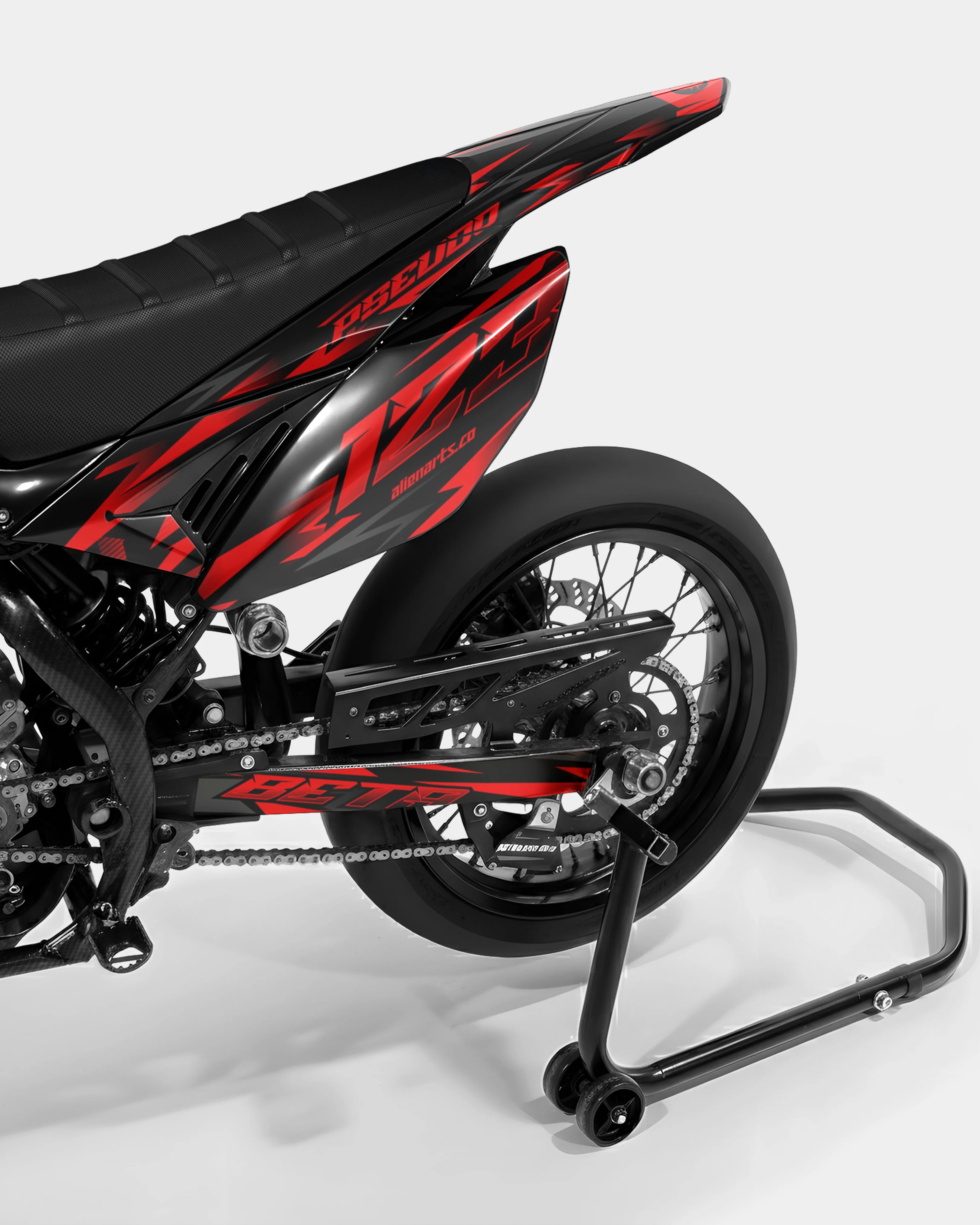 SABLE - Kit deco BETA 50cc - Rouge - Image 3