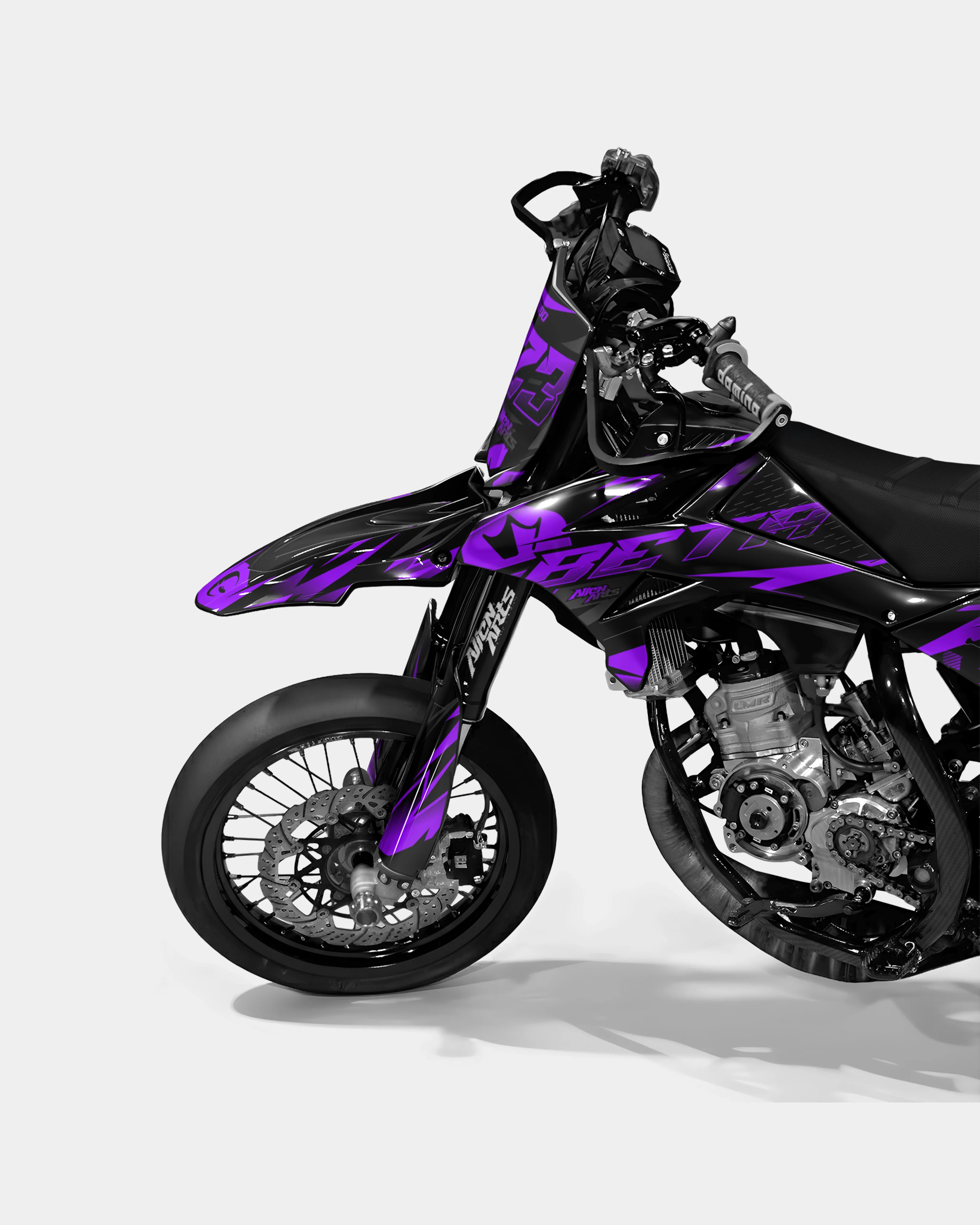 SABLE - Kit deco BETA 50cc - Violet - Image 2