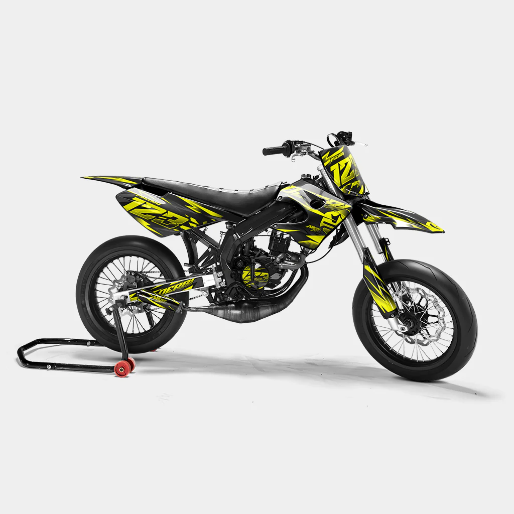 SABLE - Kit deco DERBI 50cc - Jaune