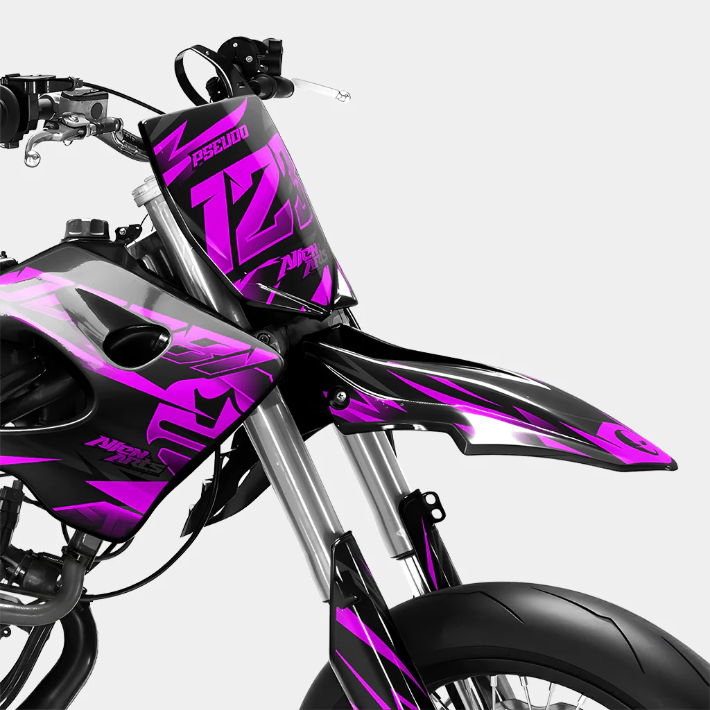 SABLE - Kit deco DERBI 50cc - Rose - Image 2