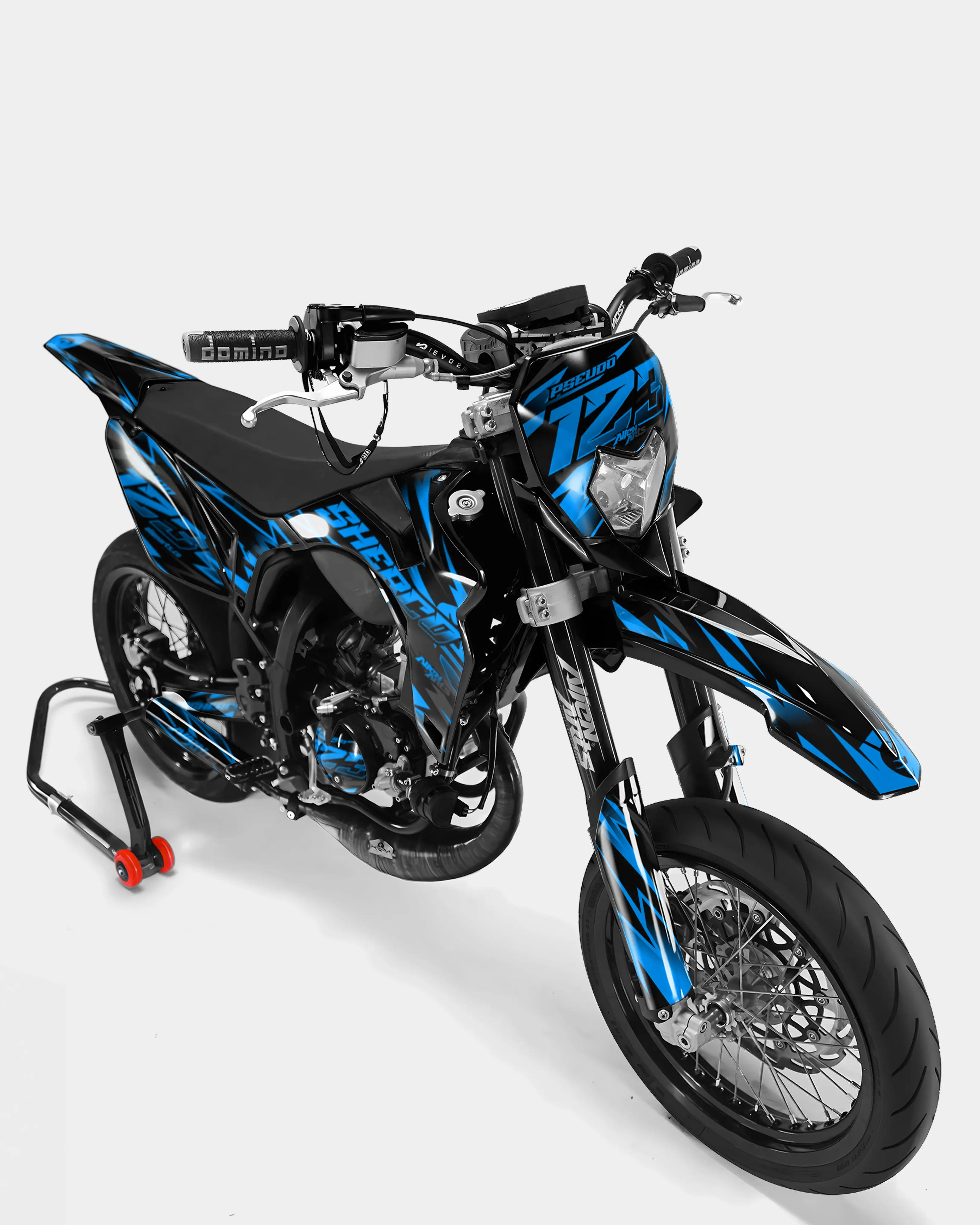 SABLE - Kit deco SHERCO 50cc - Bleu - Image 2