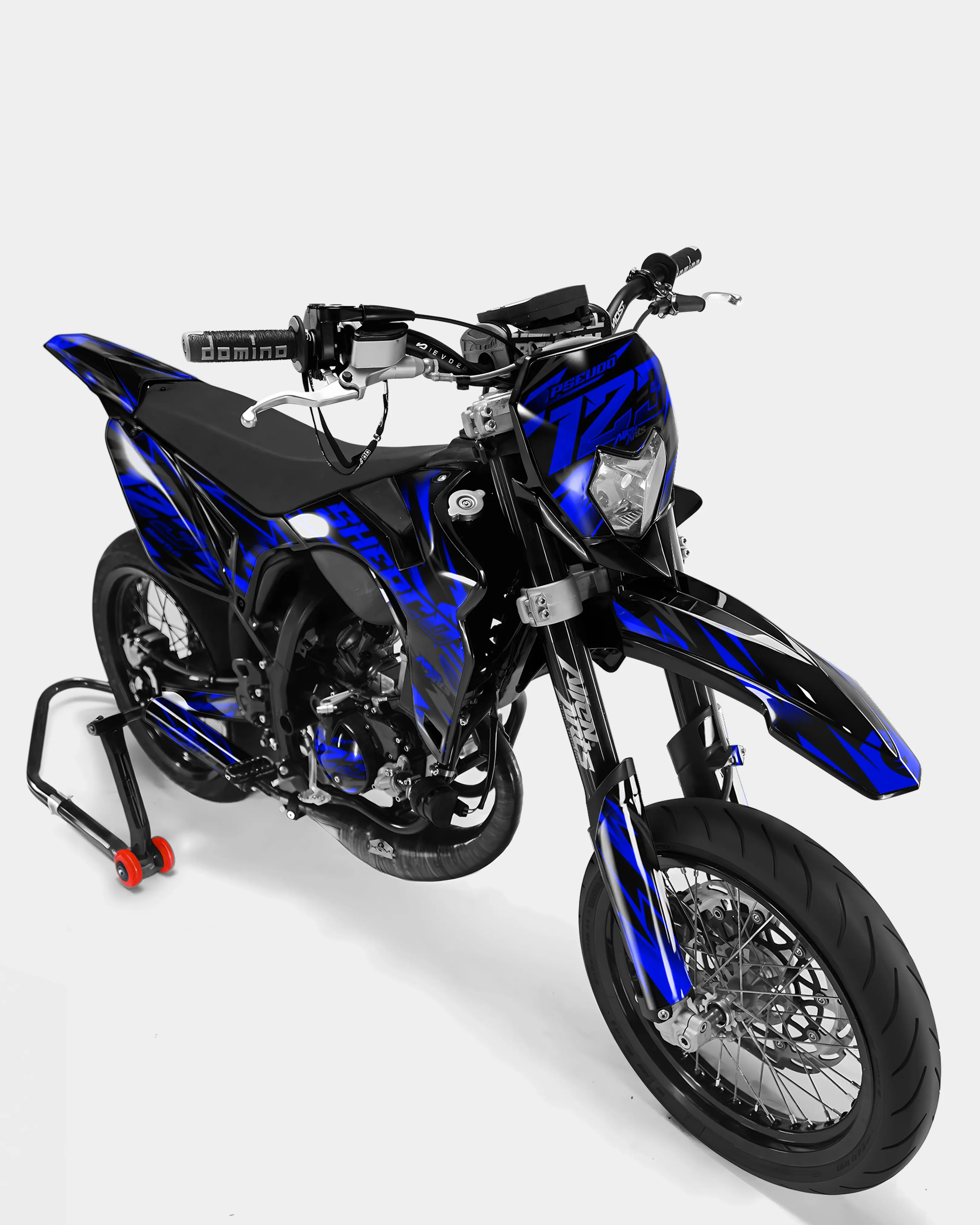 SABLE - Kit deco SHERCO 50cc - Bleu foncé - Image 2