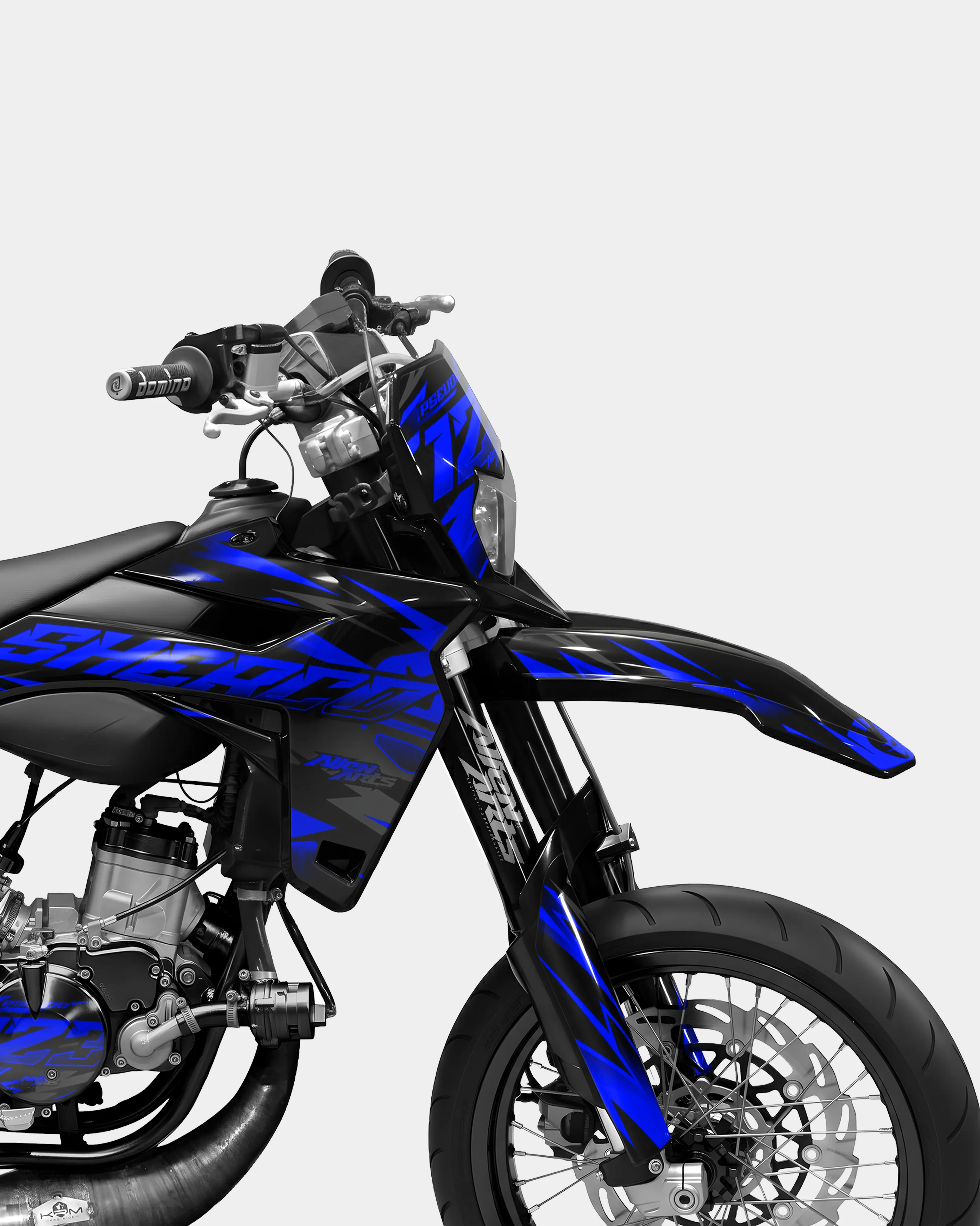 SABLE - Kit deco SHERCO 50cc - Bleu foncé - Image 3