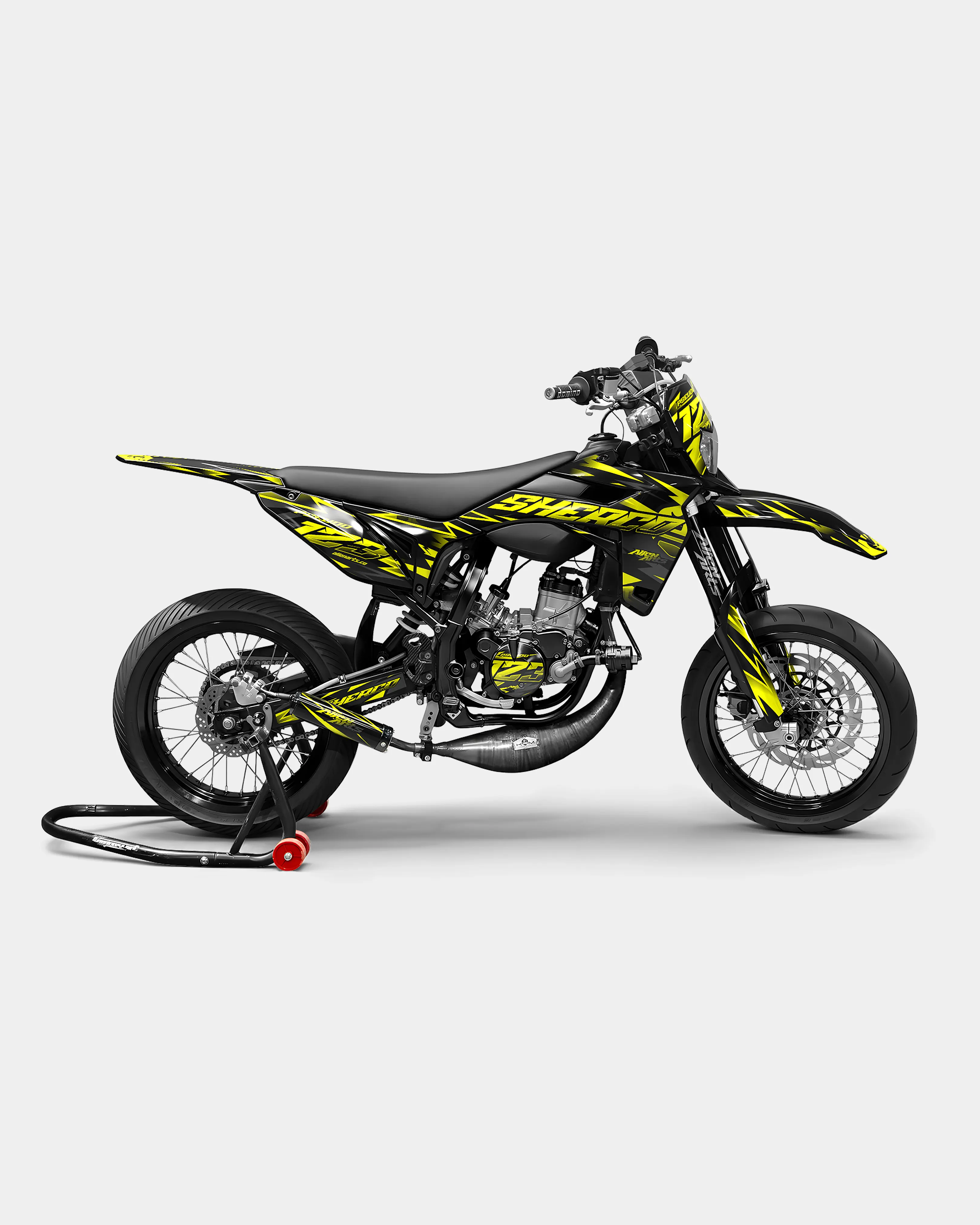 SABLE - Kit deco SHERCO 50cc - Jaune