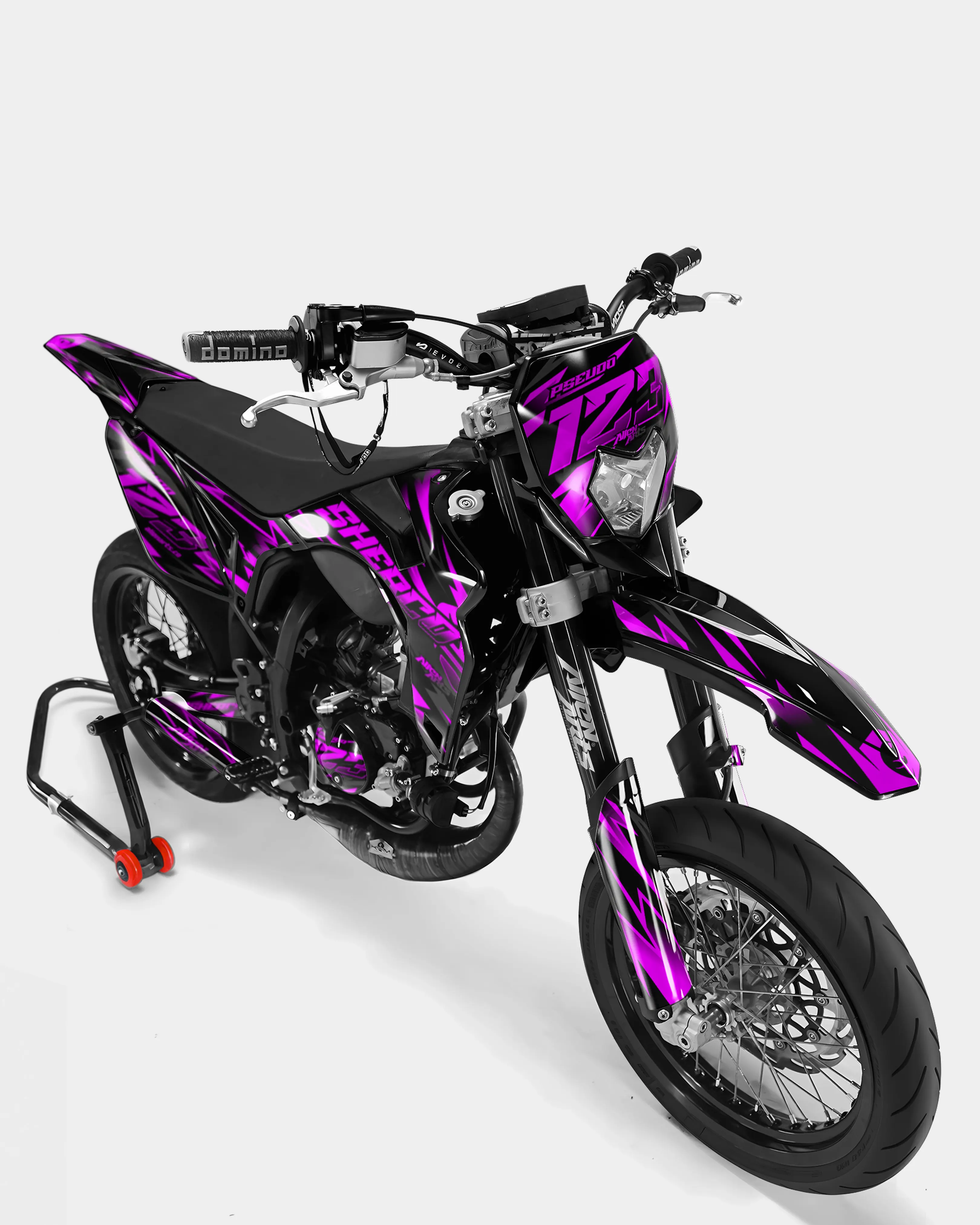 SABLE - Kit deco SHERCO 50cc - Rose - Image 2