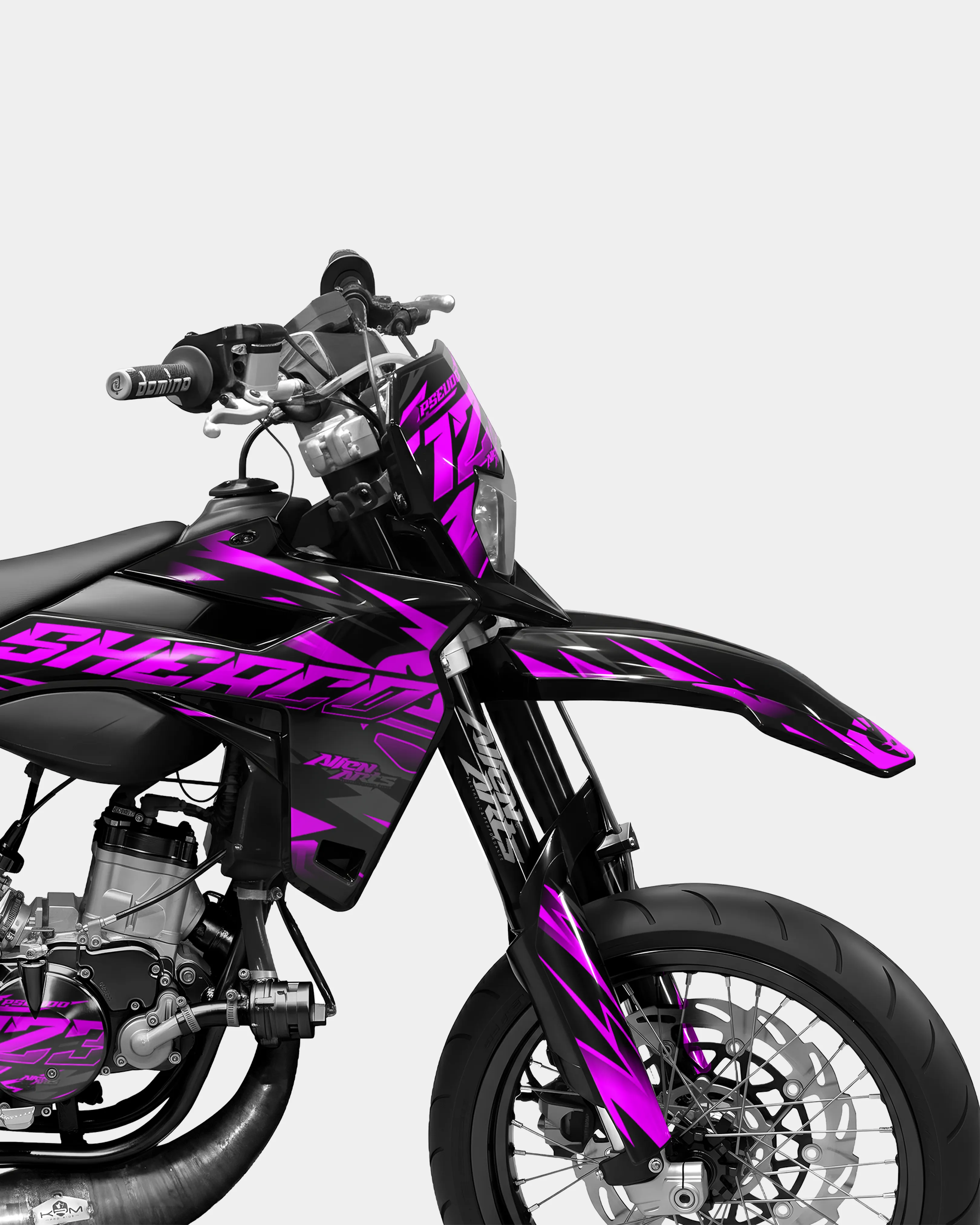 SABLE - Kit deco SHERCO 50cc - Rose - Image 3
