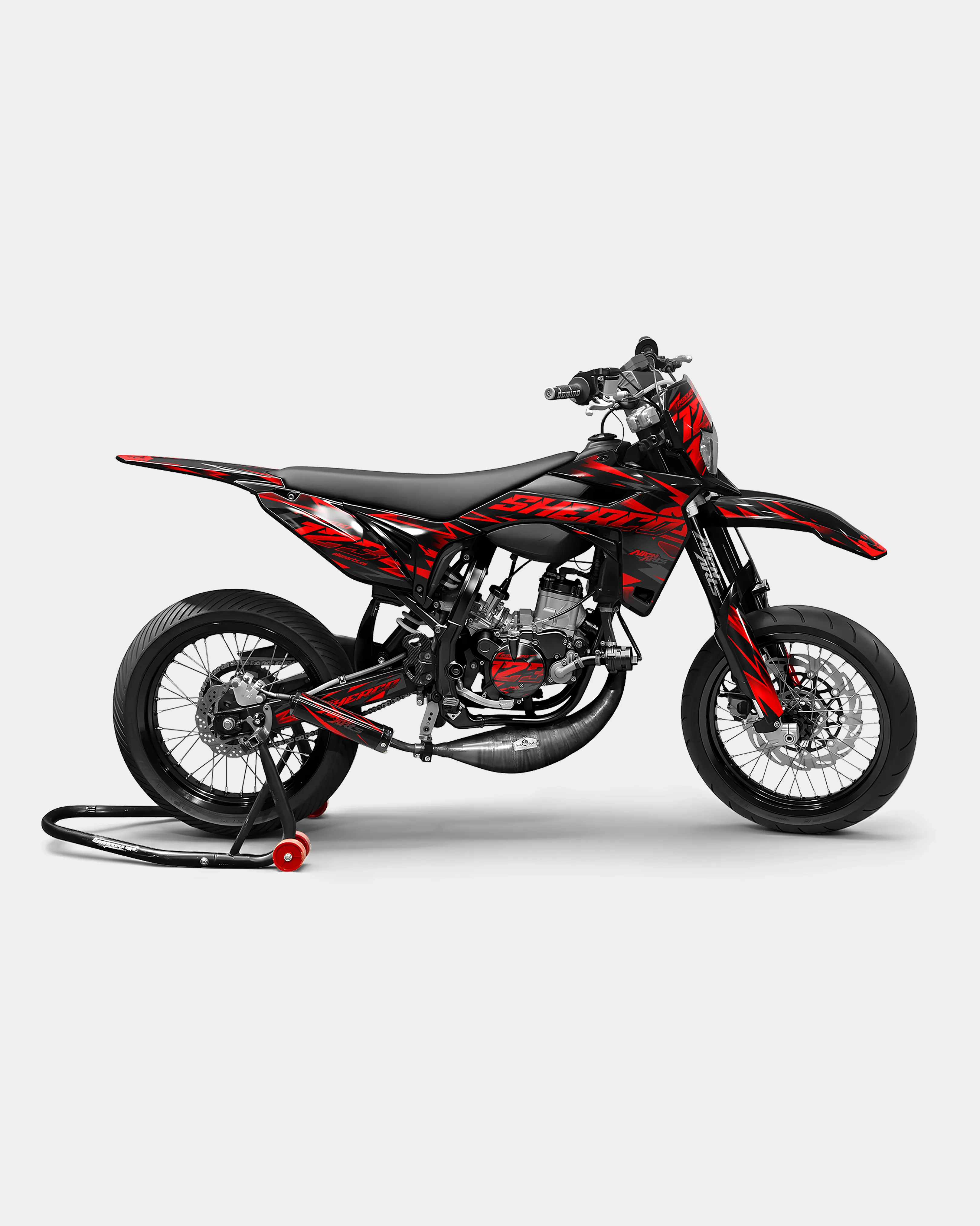 SABLE - Kit deco SHERCO 50cc - Rouge