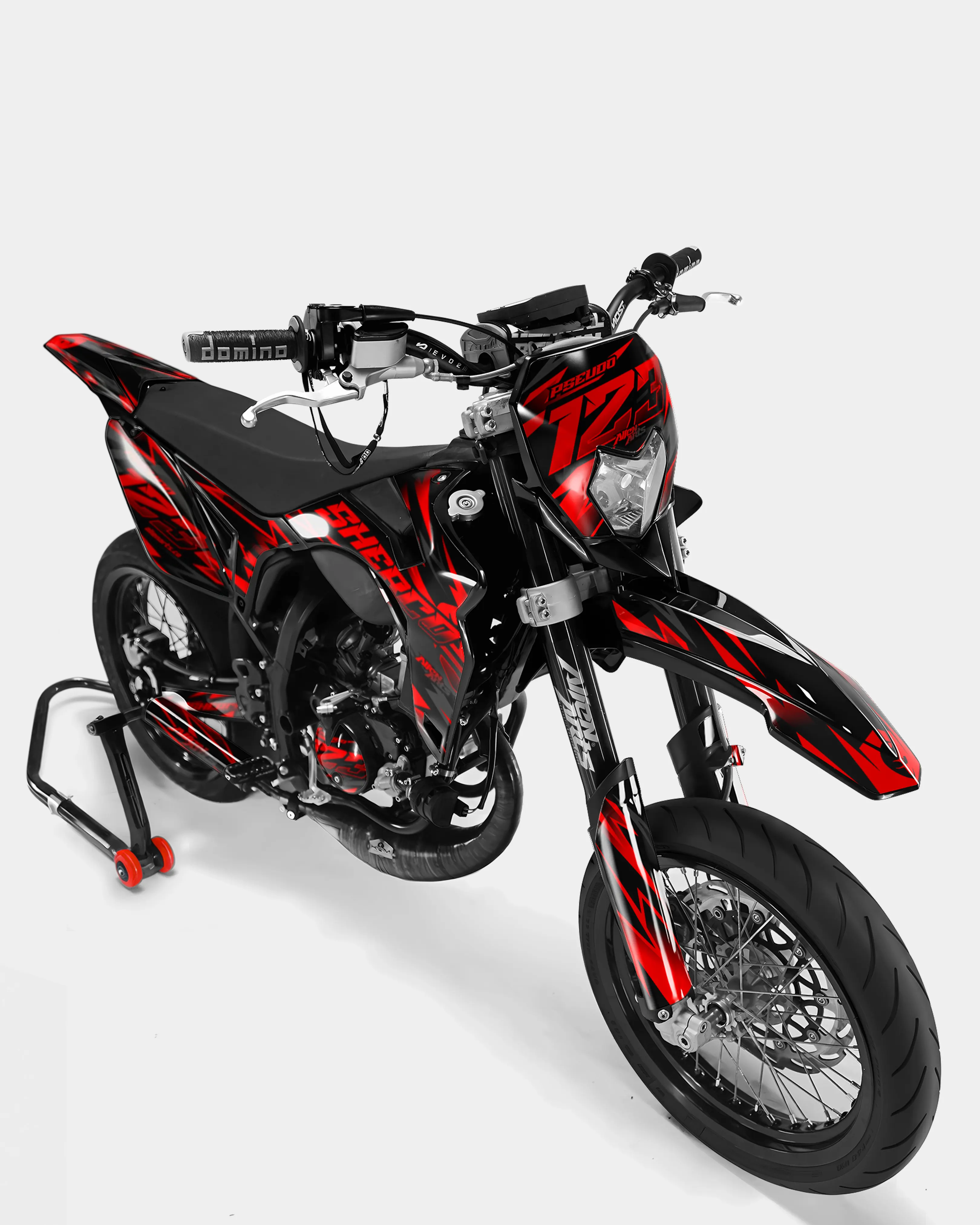 SABLE - Kit deco SHERCO 50cc - Rouge - Image 2