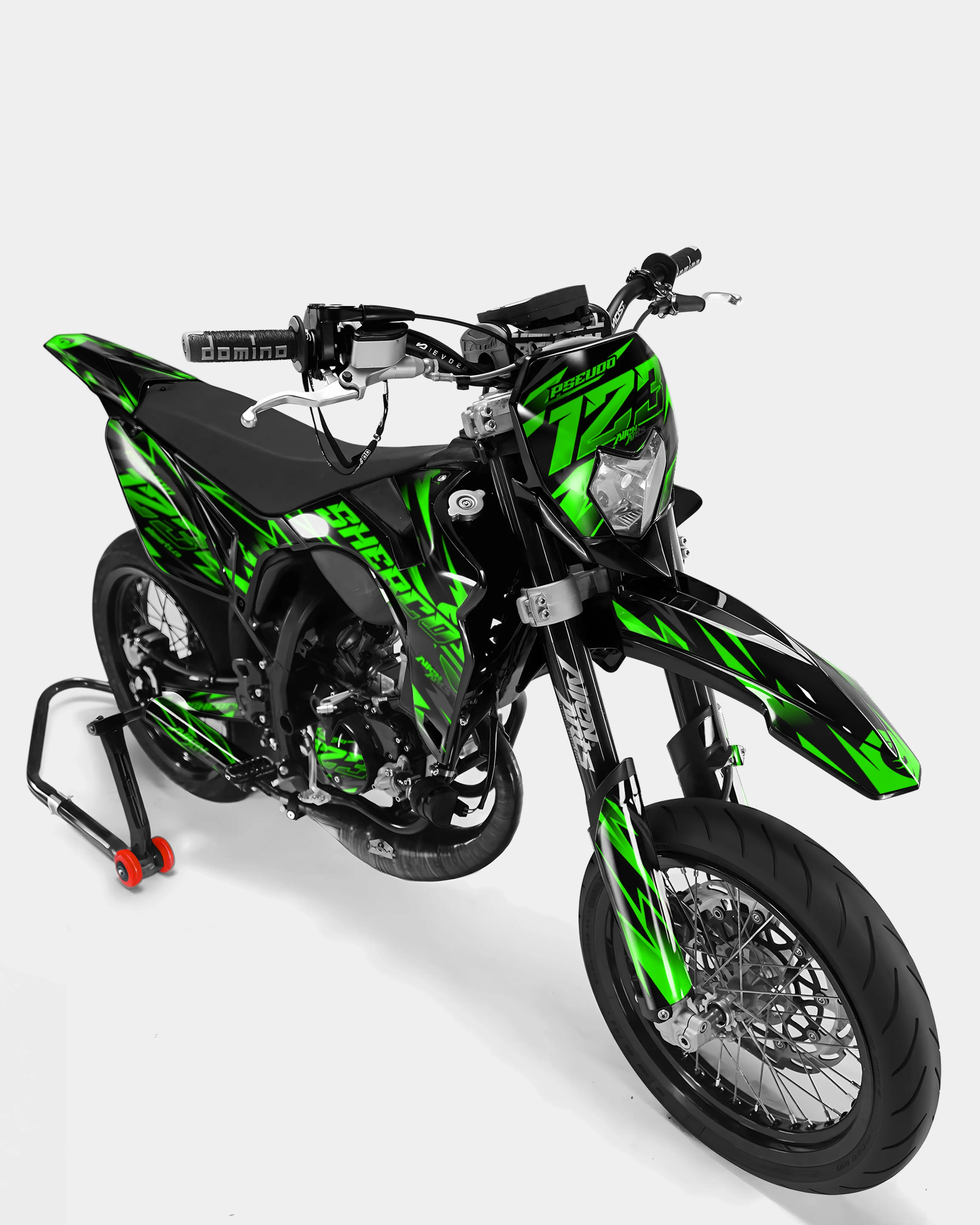 SABLE - Kit deco SHERCO 50cc - Vert - Image 2