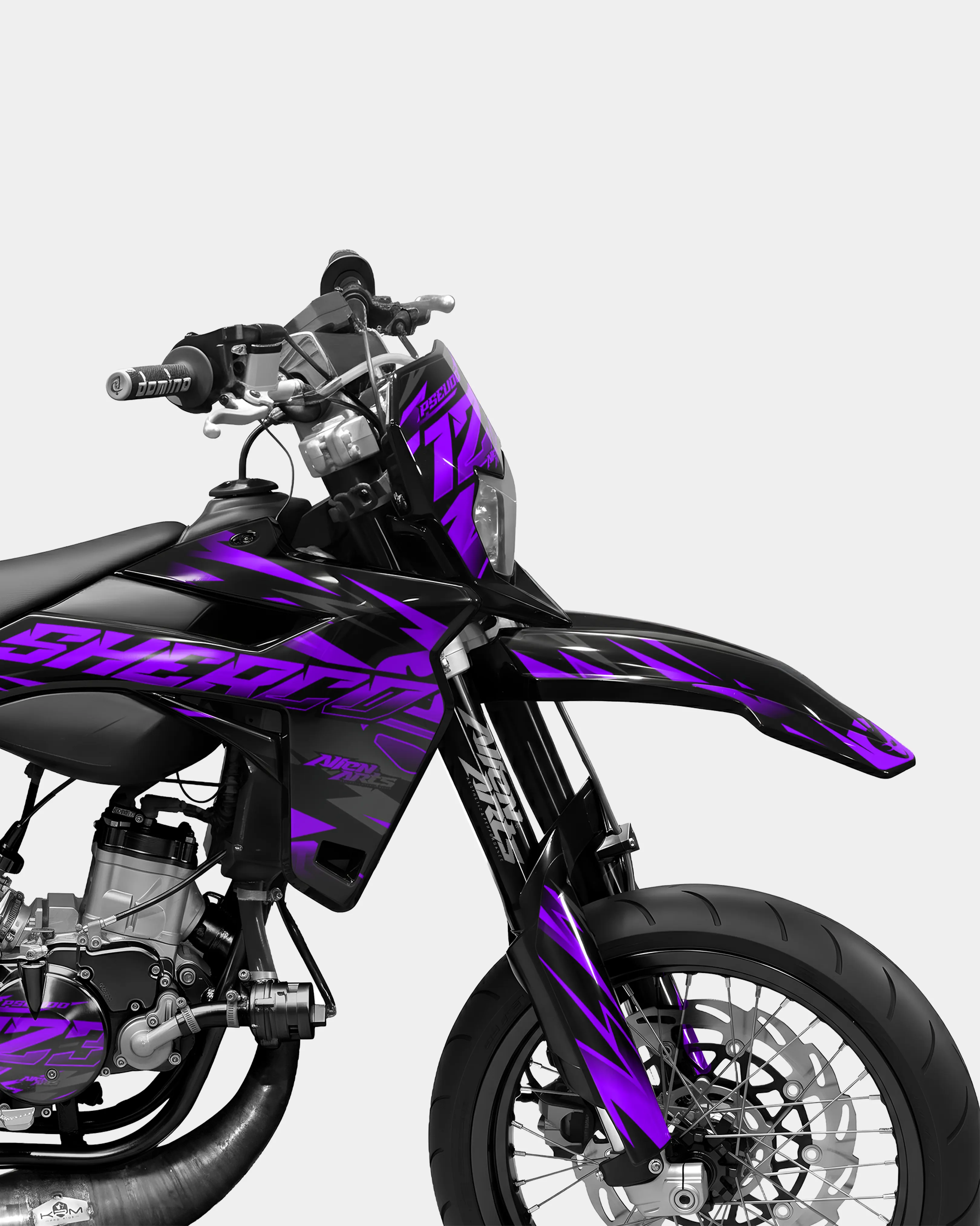SABLE - Kit deco SHERCO 50cc - Violet - Image 3
