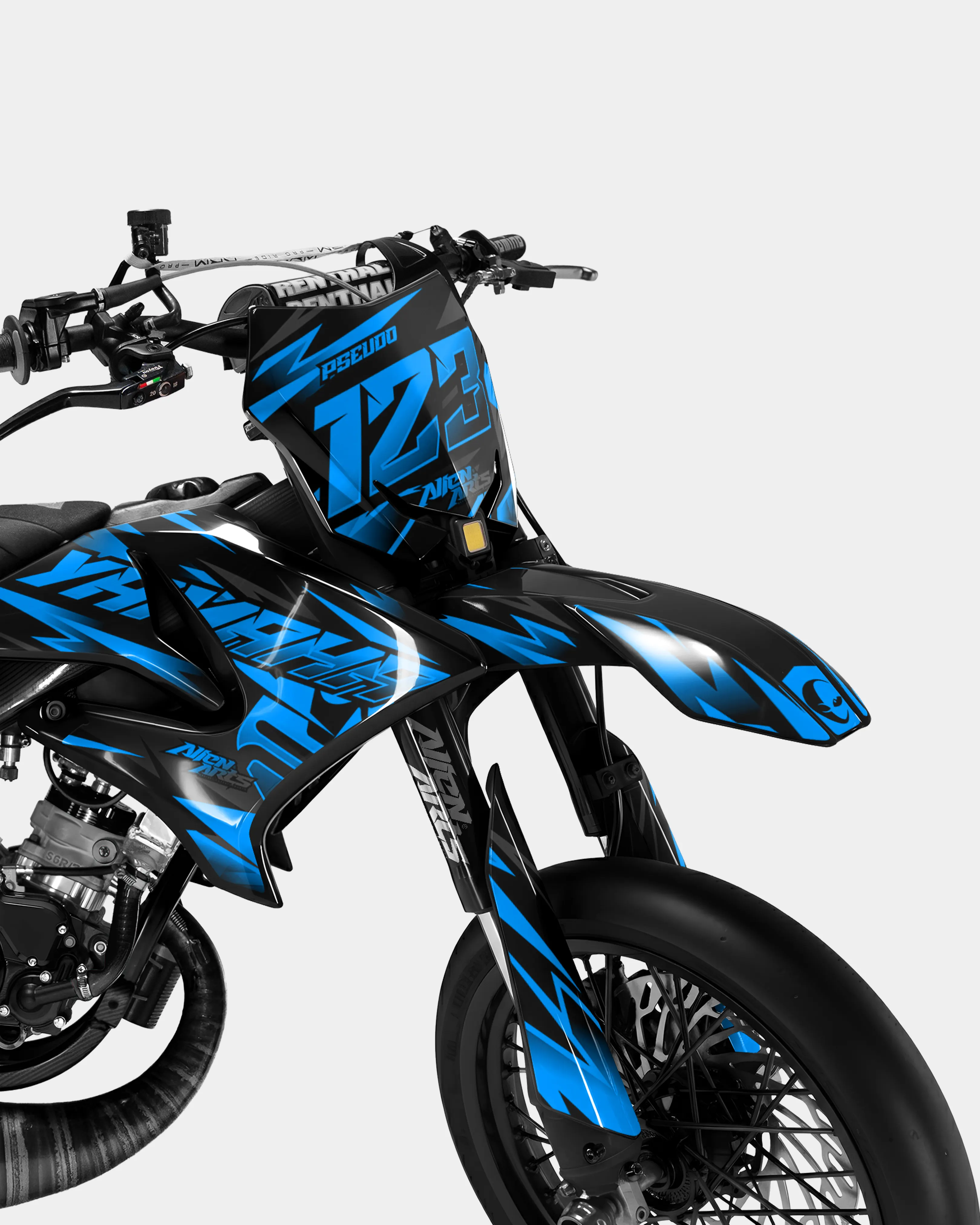 SABLE - Kit deco YAMAHA DT 50cc - Bleu - Image 2