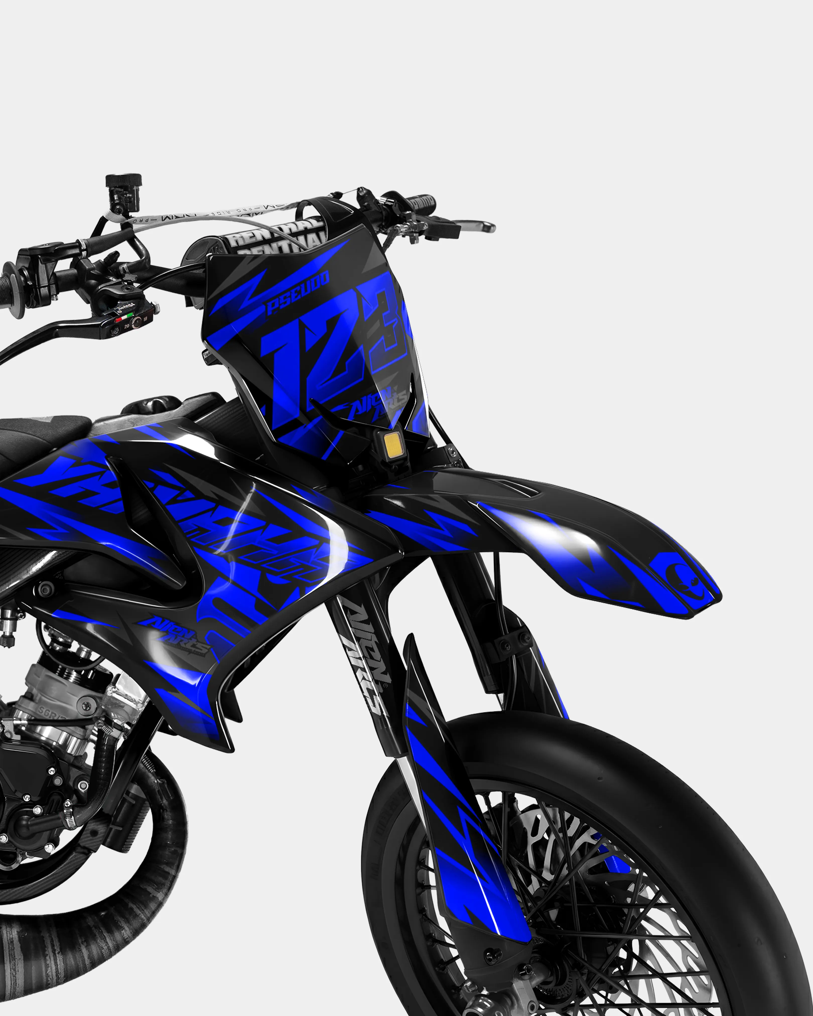 SABLE - Kit deco YAMAHA DT 50cc - Bleu foncé - Image 2