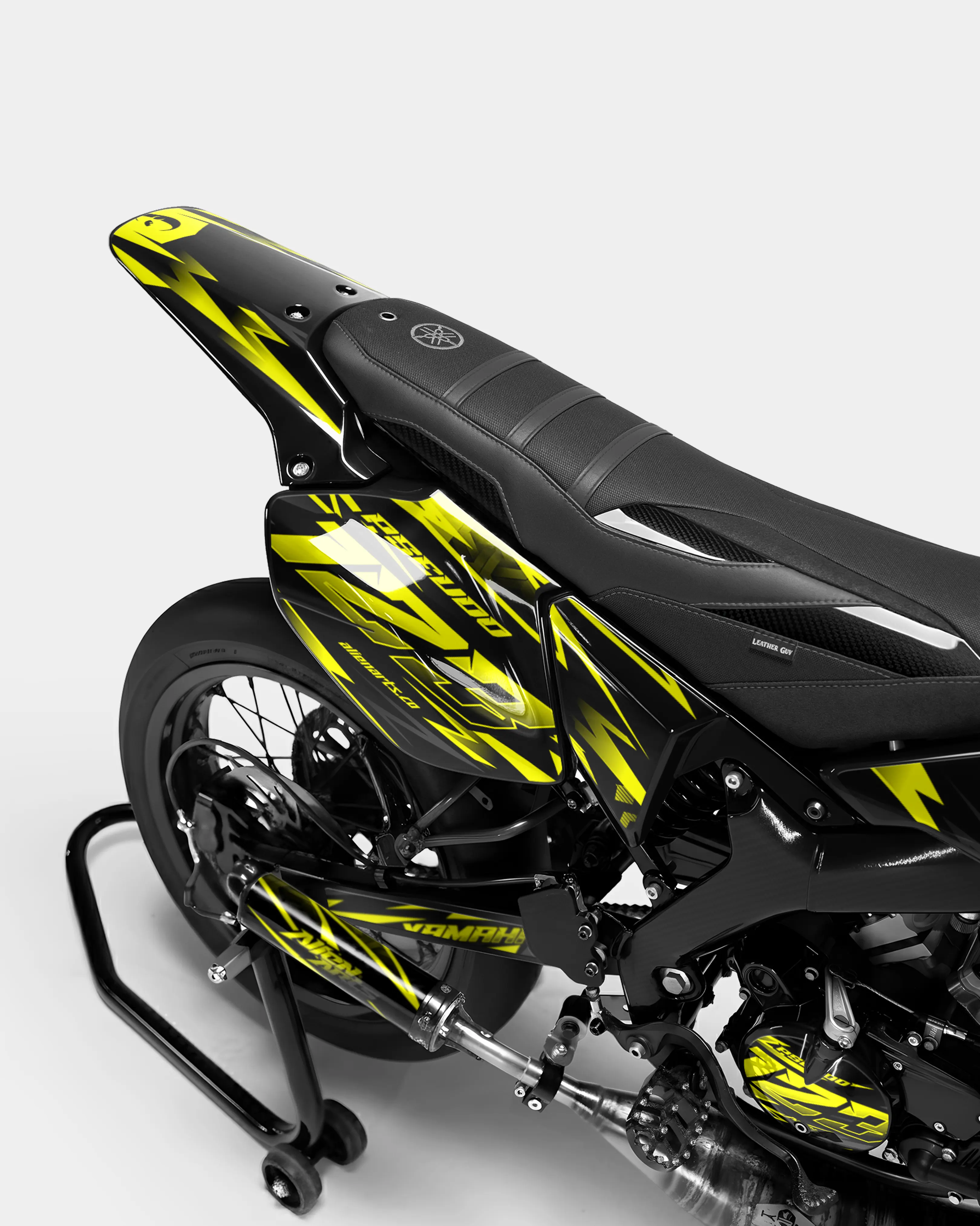 SABLE - Kit deco YAMAHA DT 50cc - Jaune - Image 3