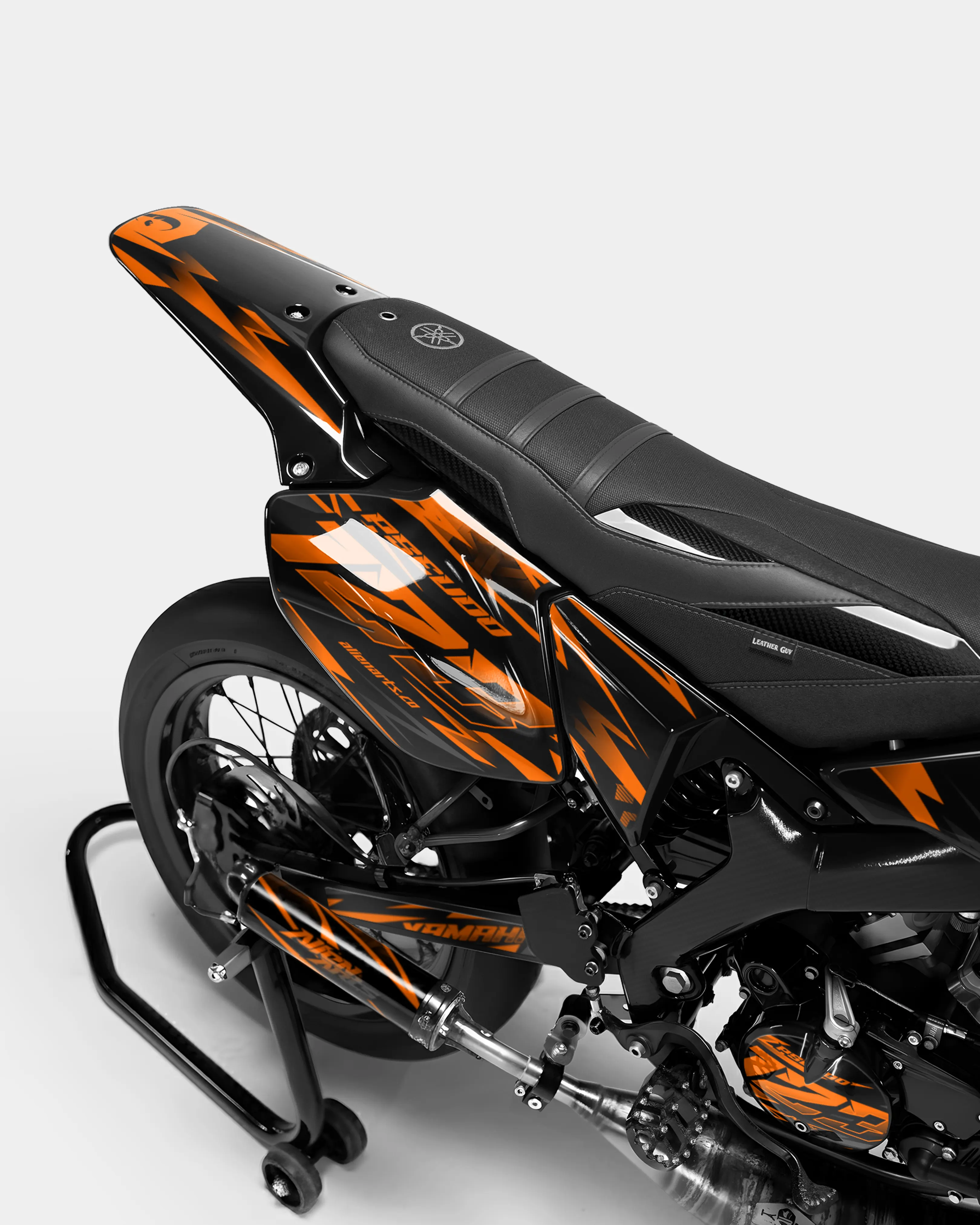 SABLE - Kit deco YAMAHA DT 50cc - Orange - Image 3