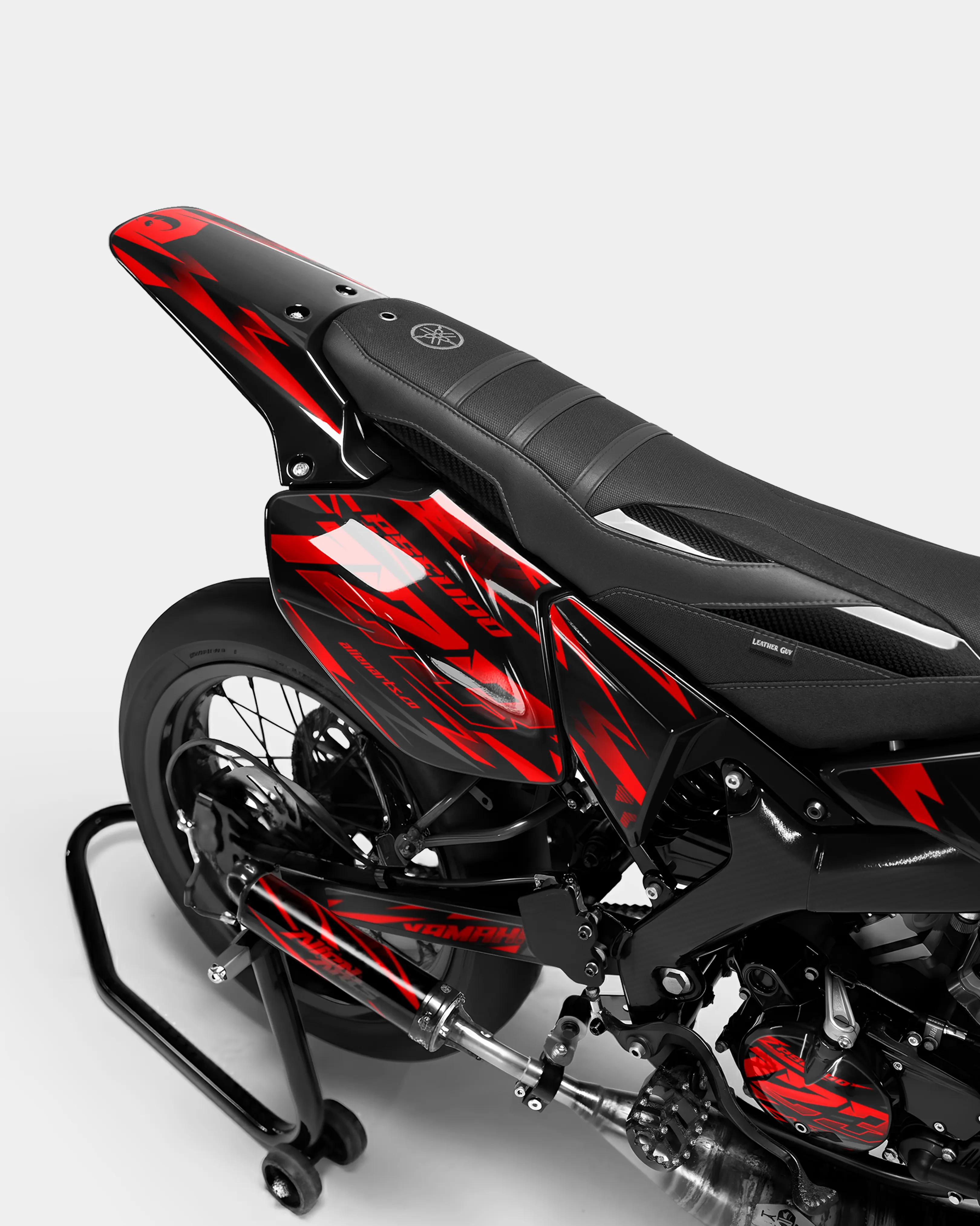 SABLE - Kit deco YAMAHA DT 50cc - Rouge - Image 3
