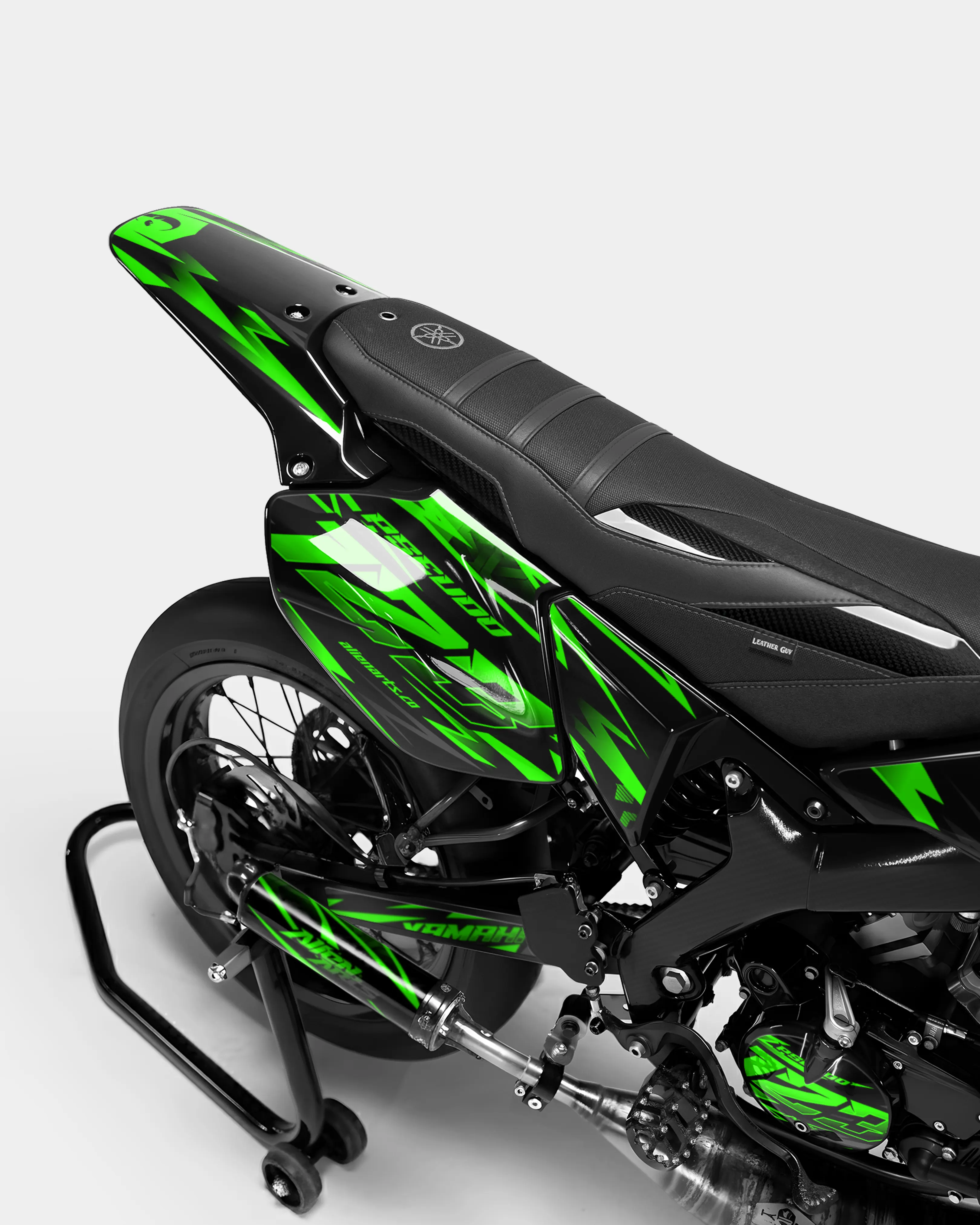 SABLE - Kit deco YAMAHA DT 50cc - Vert - Image 3