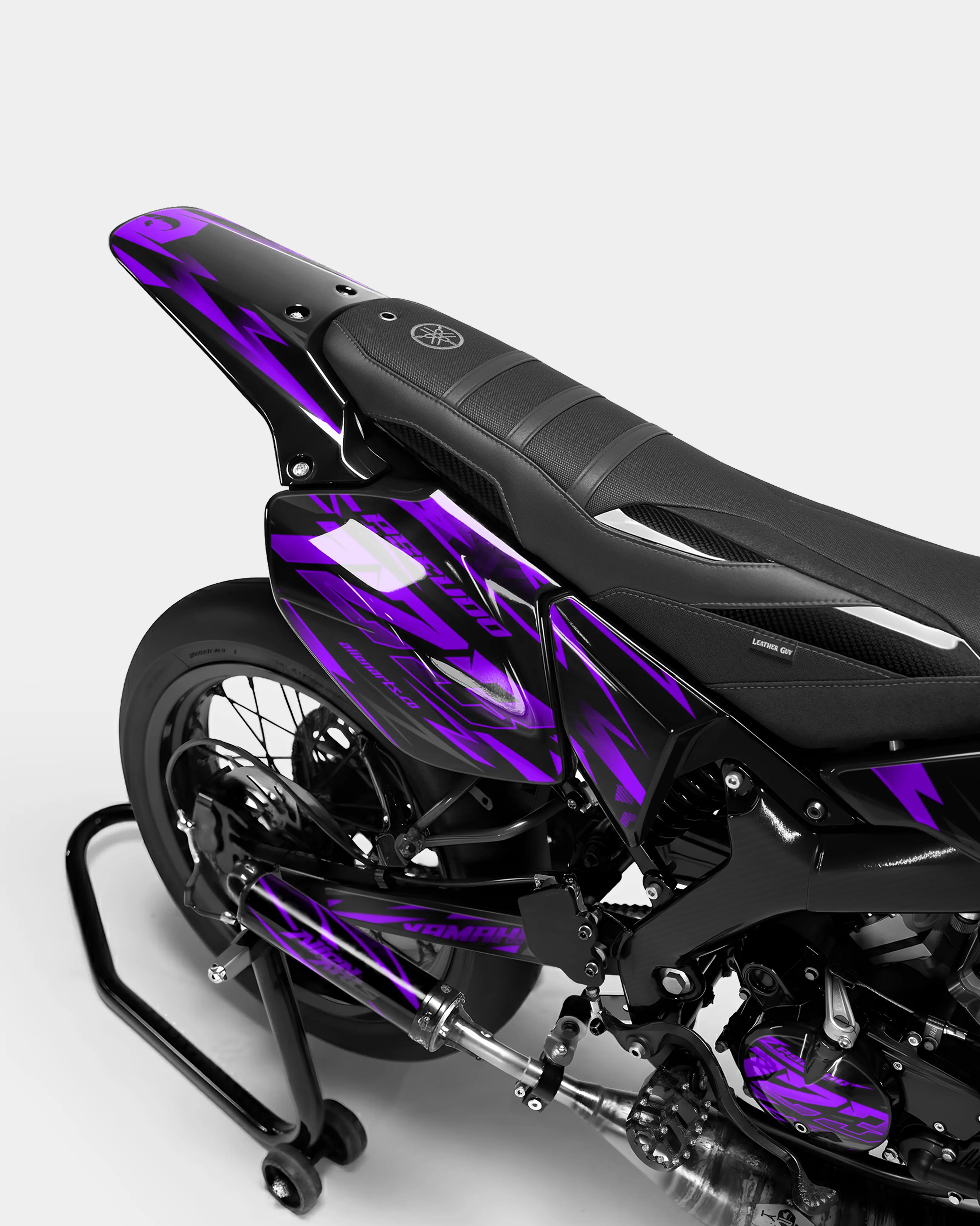 SABLE - Kit deco YAMAHA DT 50cc - Violet - Image 3