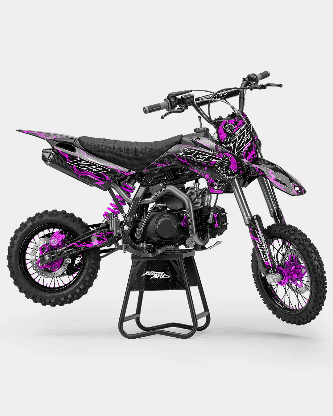 SENKA - Kit Déco Dirt Bike Semi-Personnalisable - Rose
