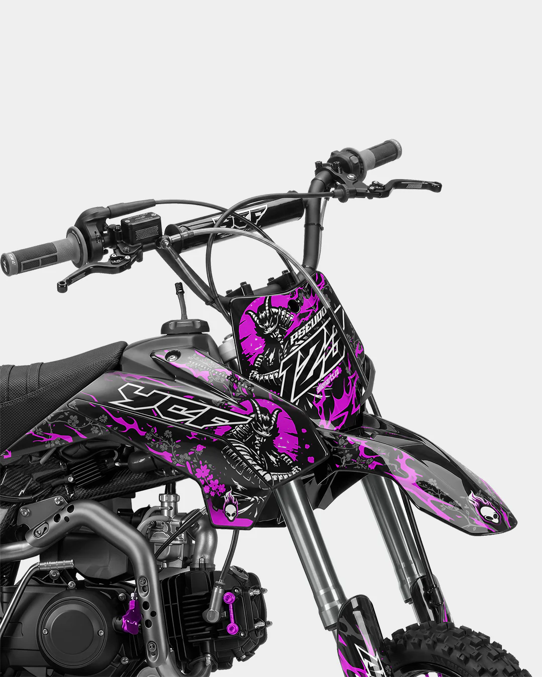SENKA - Kit Déco Dirt Bike Semi-Personnalisable - Rose - Image 2