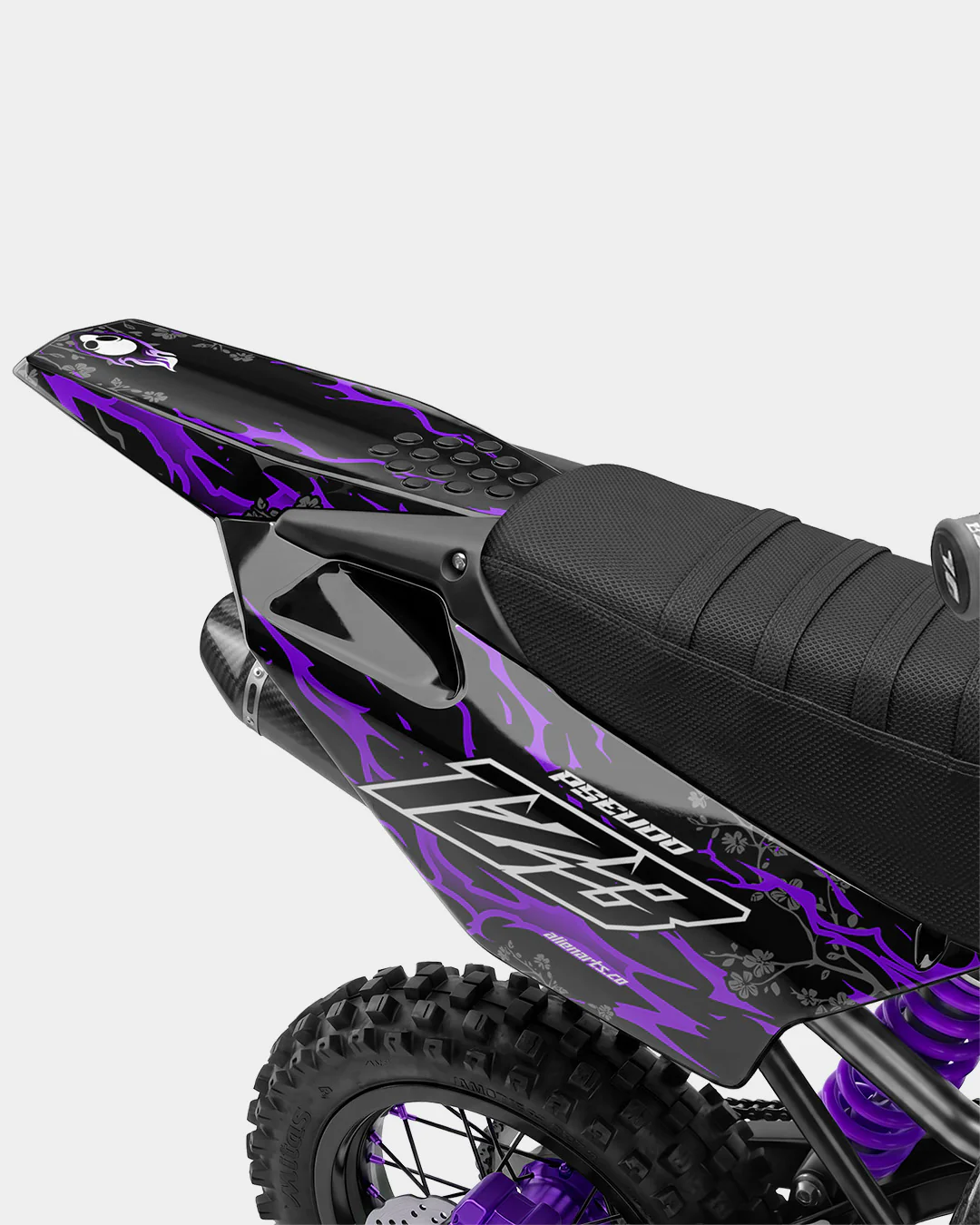 SENKA - Kit Déco Dirt Bike Semi-Personnalisable - Violet - Image 3