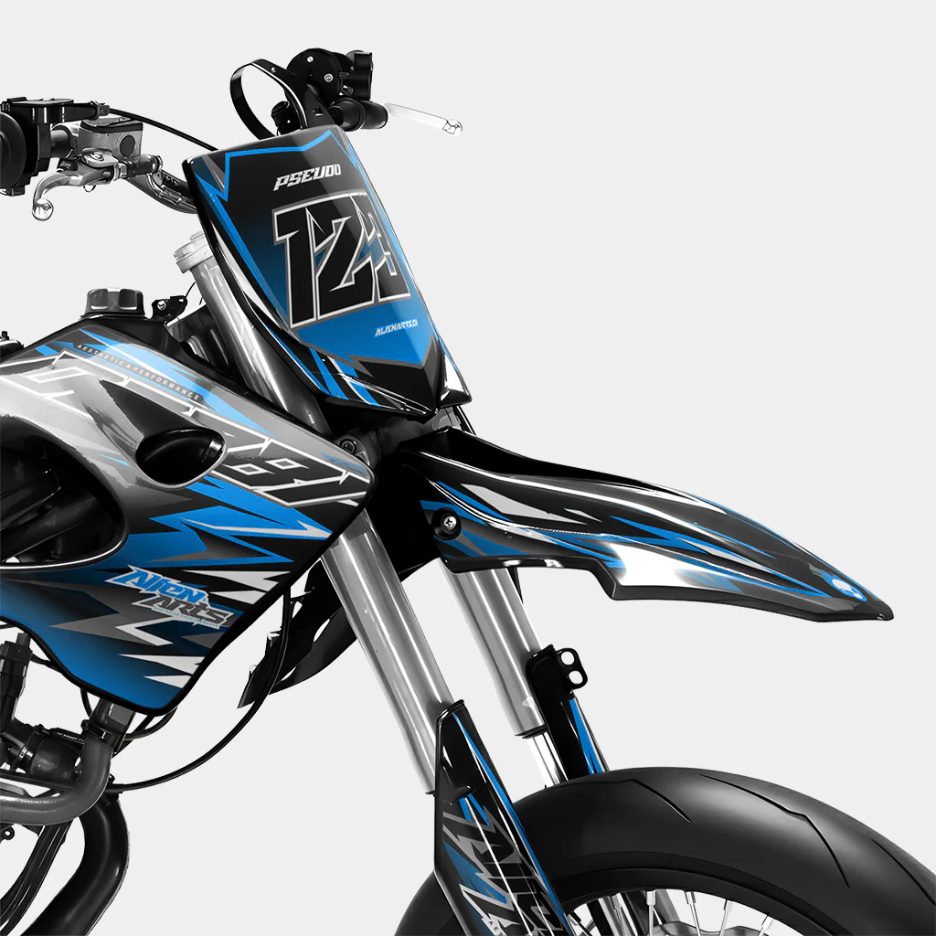 SENSO - Kit deco DERBI 50cc - Bleu - Image 2