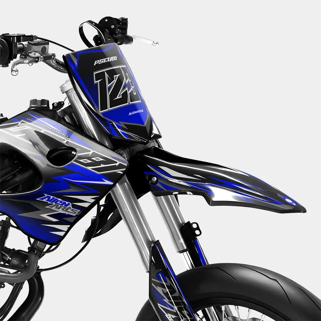 SENSO - Kit deco DERBI 50cc - Bleu Foncé - Image 2