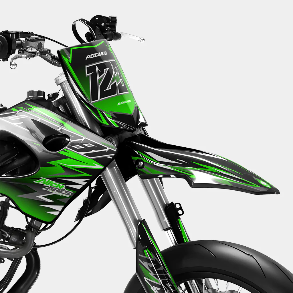 SENSO - Kit deco DERBI 50cc - Vert - Image 2