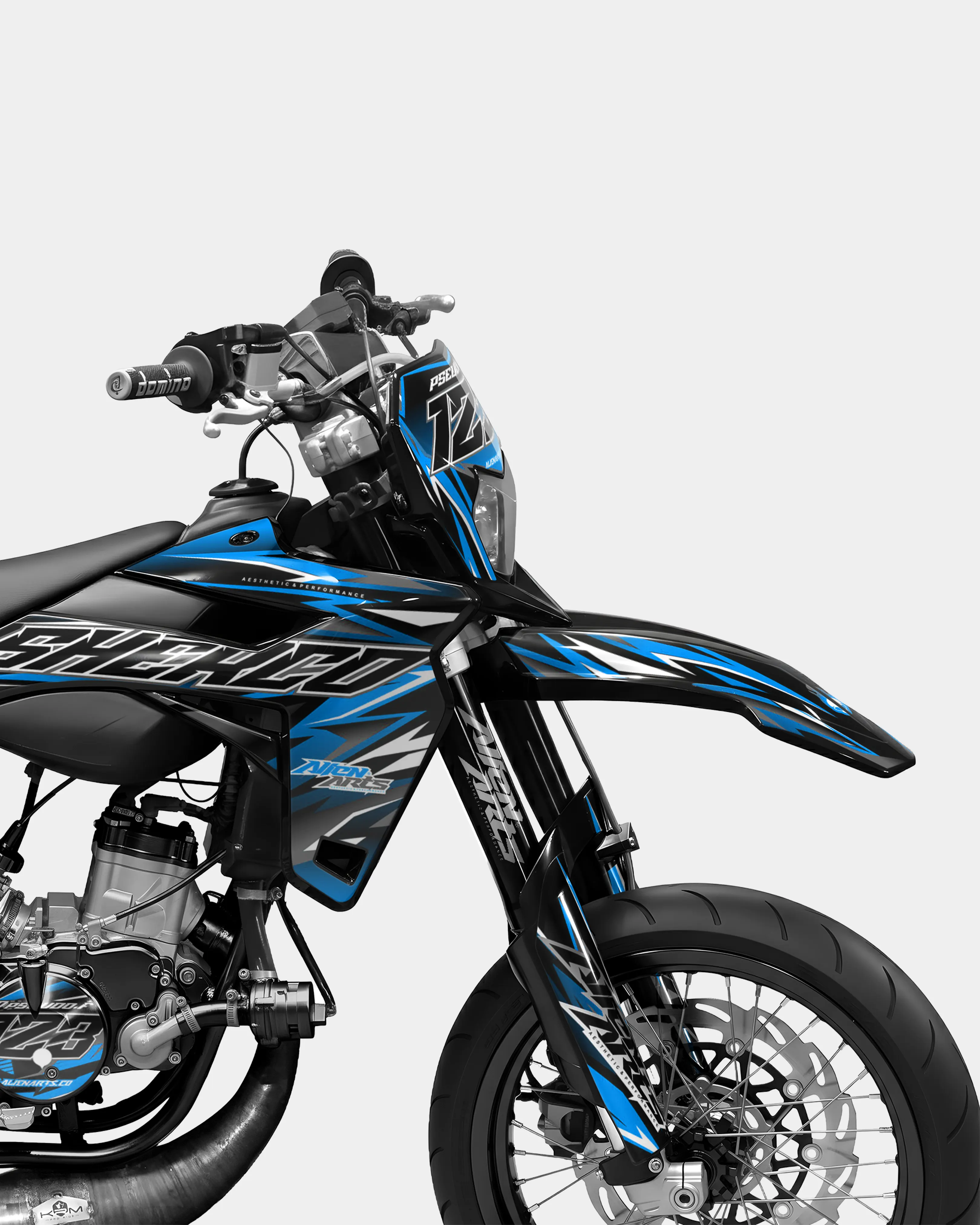 SENSO - Kit deco SHERCO 50cc - Bleu - Image 3
